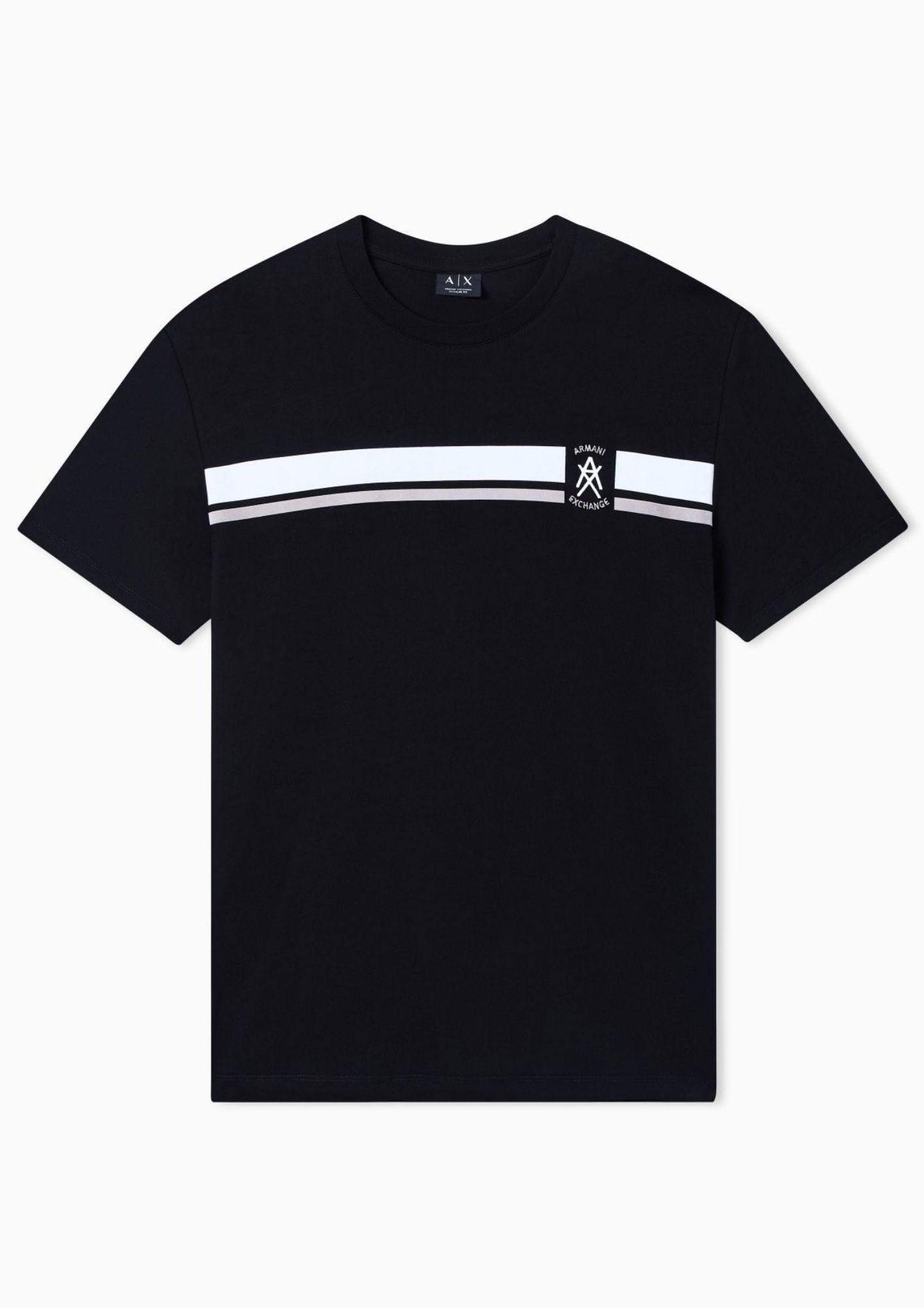 Armani Exchange T-Shirt Uomo Nera XM001792 AF12308 UC001 ARMANI EXCHANGE