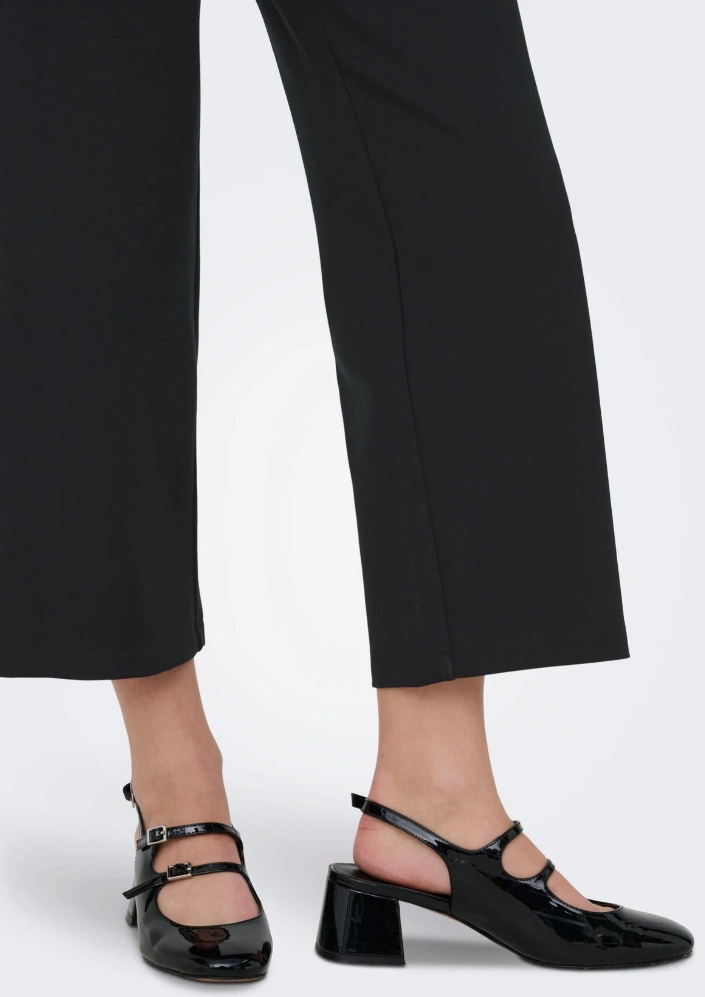 Only Pantalone Donna Poptrash Nero 15365375 Black ONLY