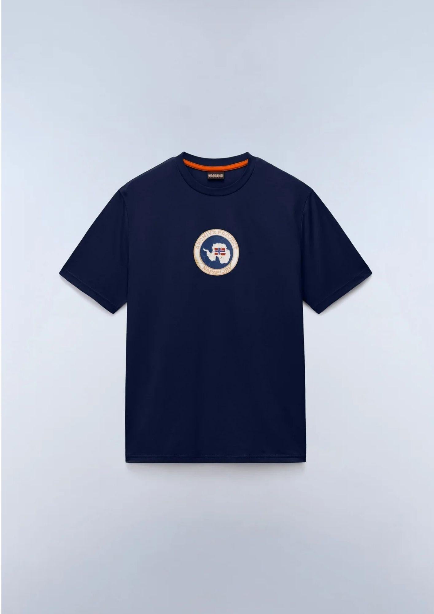 Napapijri T-Shirt Uomo Phos Blu NP0A4G5A B2Q NAPAPIJRI