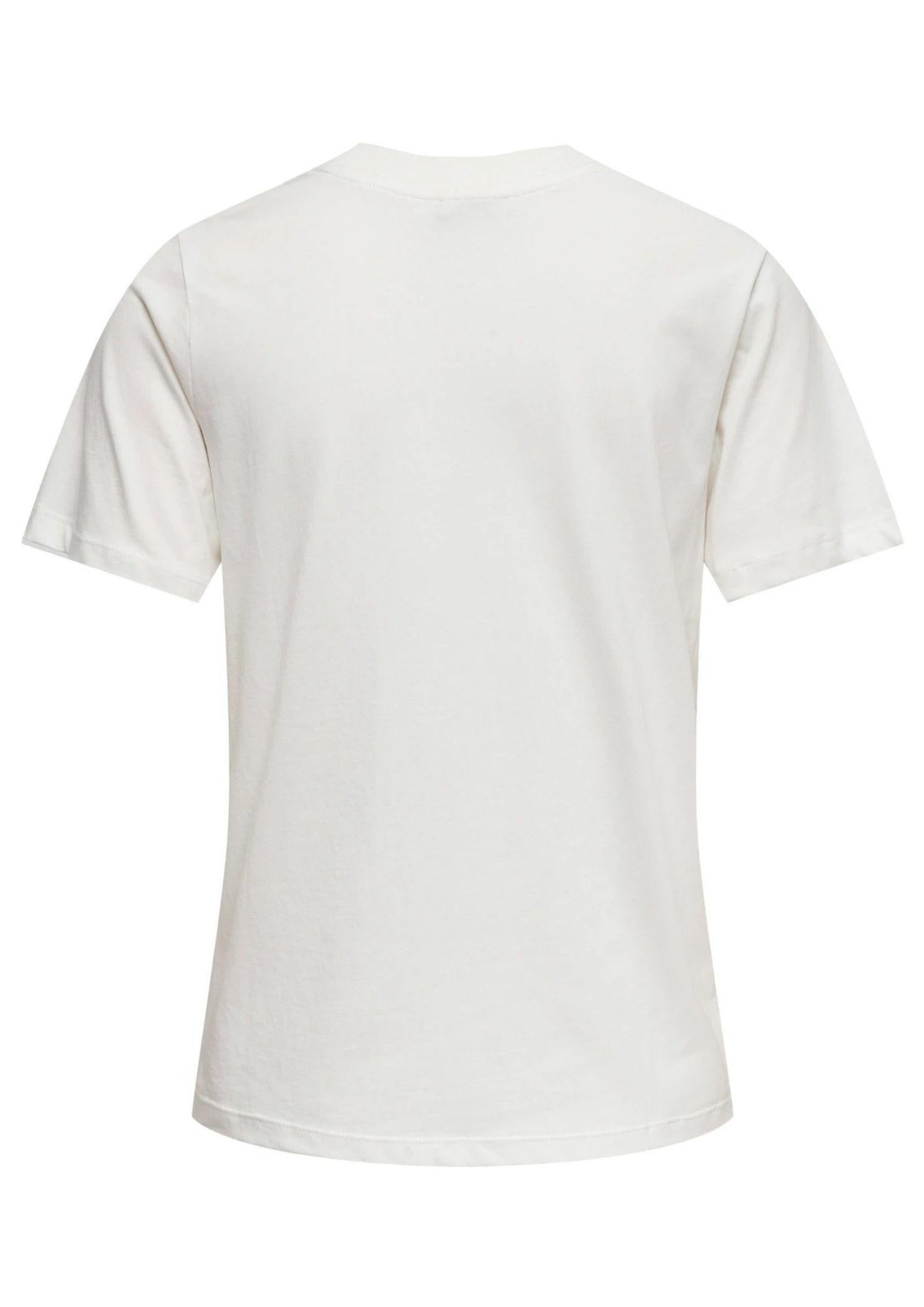 Jacqueline De Yong T-Shirt Donna Pisa Bianca con Cane 15298612 Cloud Dancer DOG JACQUELINE DE YONG