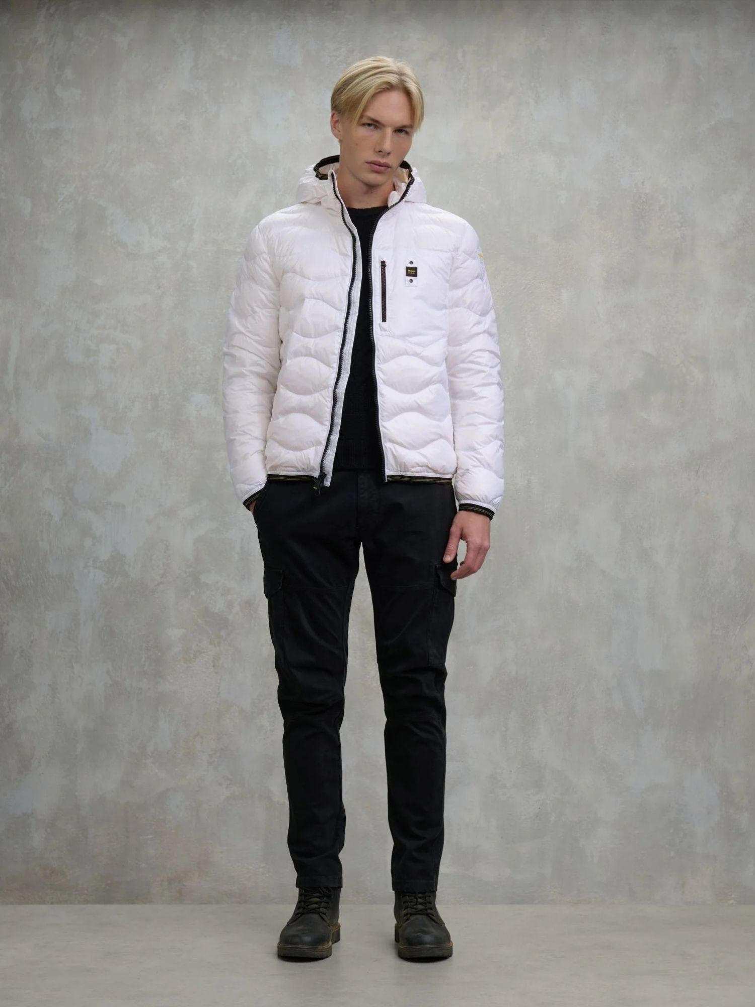 Blauer Piumino Uomo Wave Bianco BLUC03074 6355 100 BLAUER