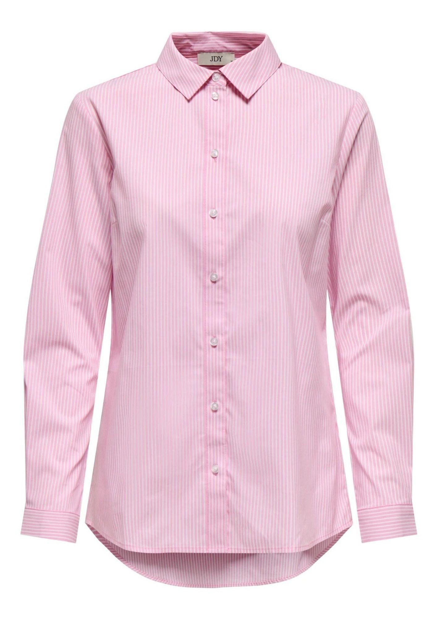 Jacqueline De Yong Camicia Donna Mio Rosa Righe Bianche 15149877 Shocking Pink JACQUELINE DE YONG