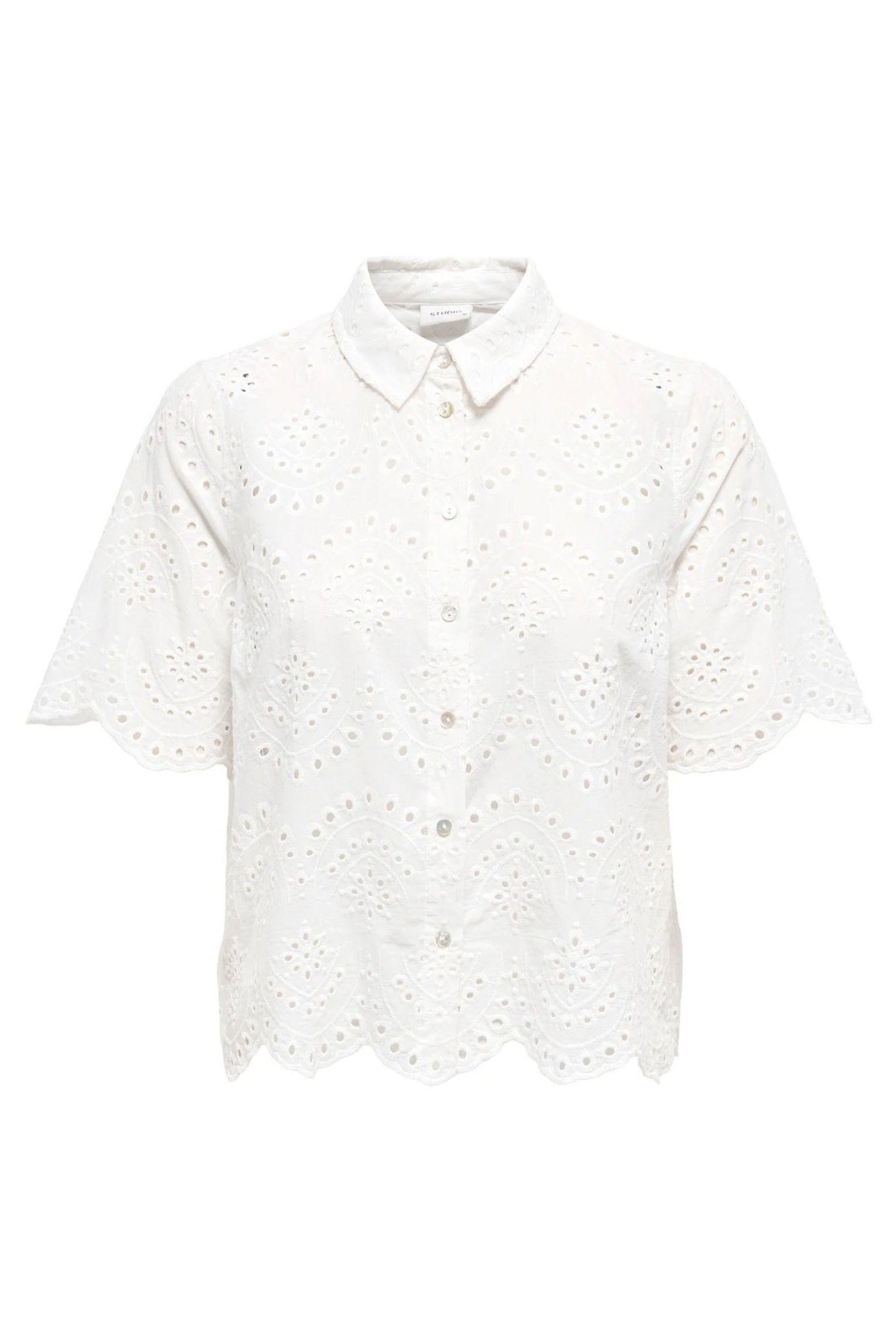 Only Camicia Donna Valais Bianco 15351106 Cloud Dancer ONLY