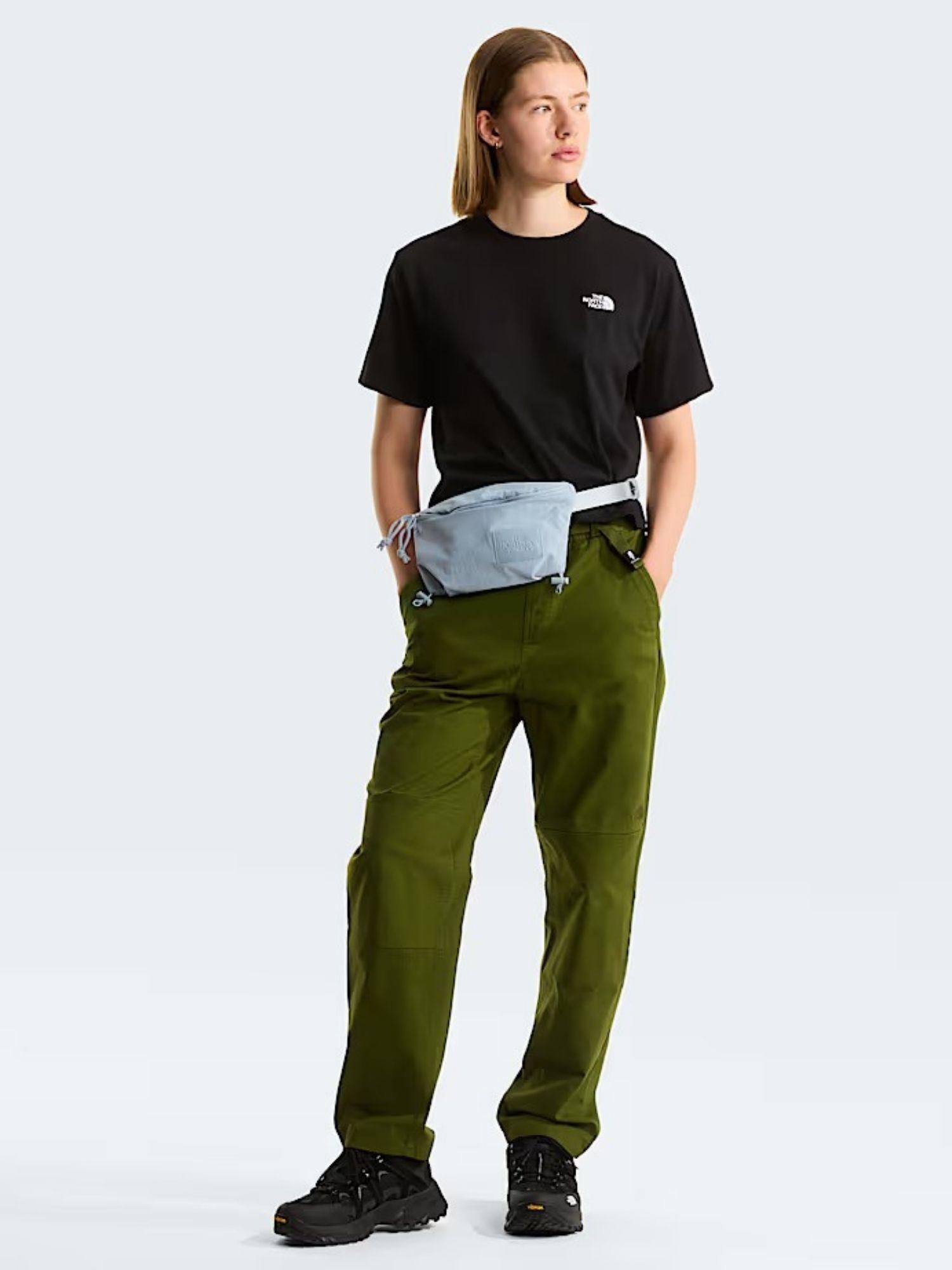 The North Face T-Shirt Donna Nera Evolution Simple Dome Cropped Relaxed NF0A8FDH JK3 THE NORTH FACE