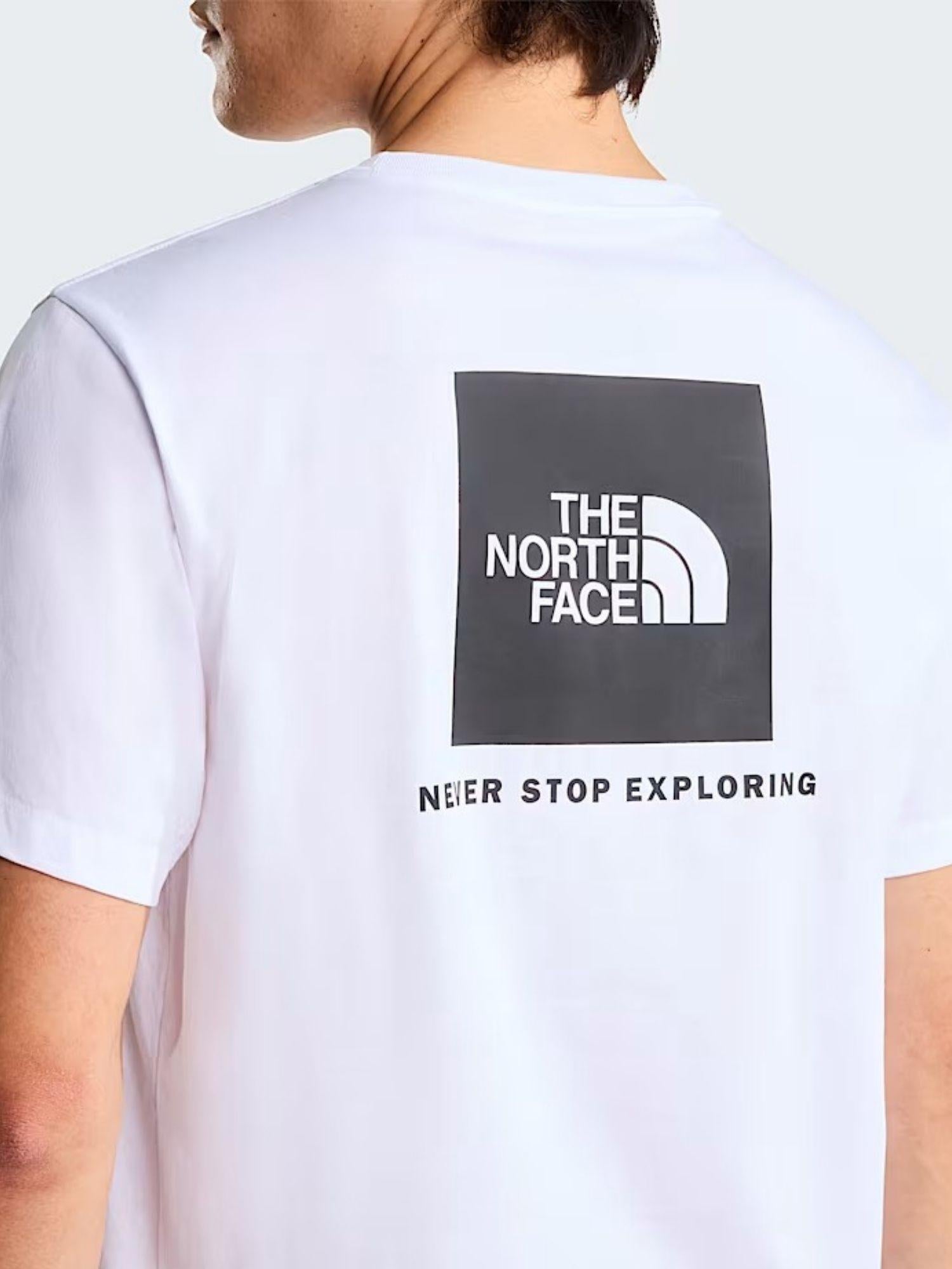 The North Face T-Shirt Uomo Bianca Evolution NSE Box Regular NF0A8B6K FN4 THE NORTH FACE