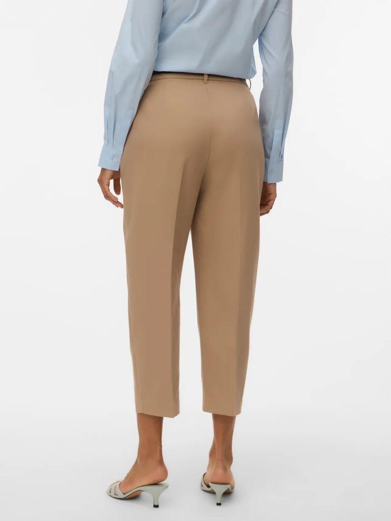 Vero Moda Pantalone Donna Elma Grigio Argento 10340506 Silver Mink VERO MODA