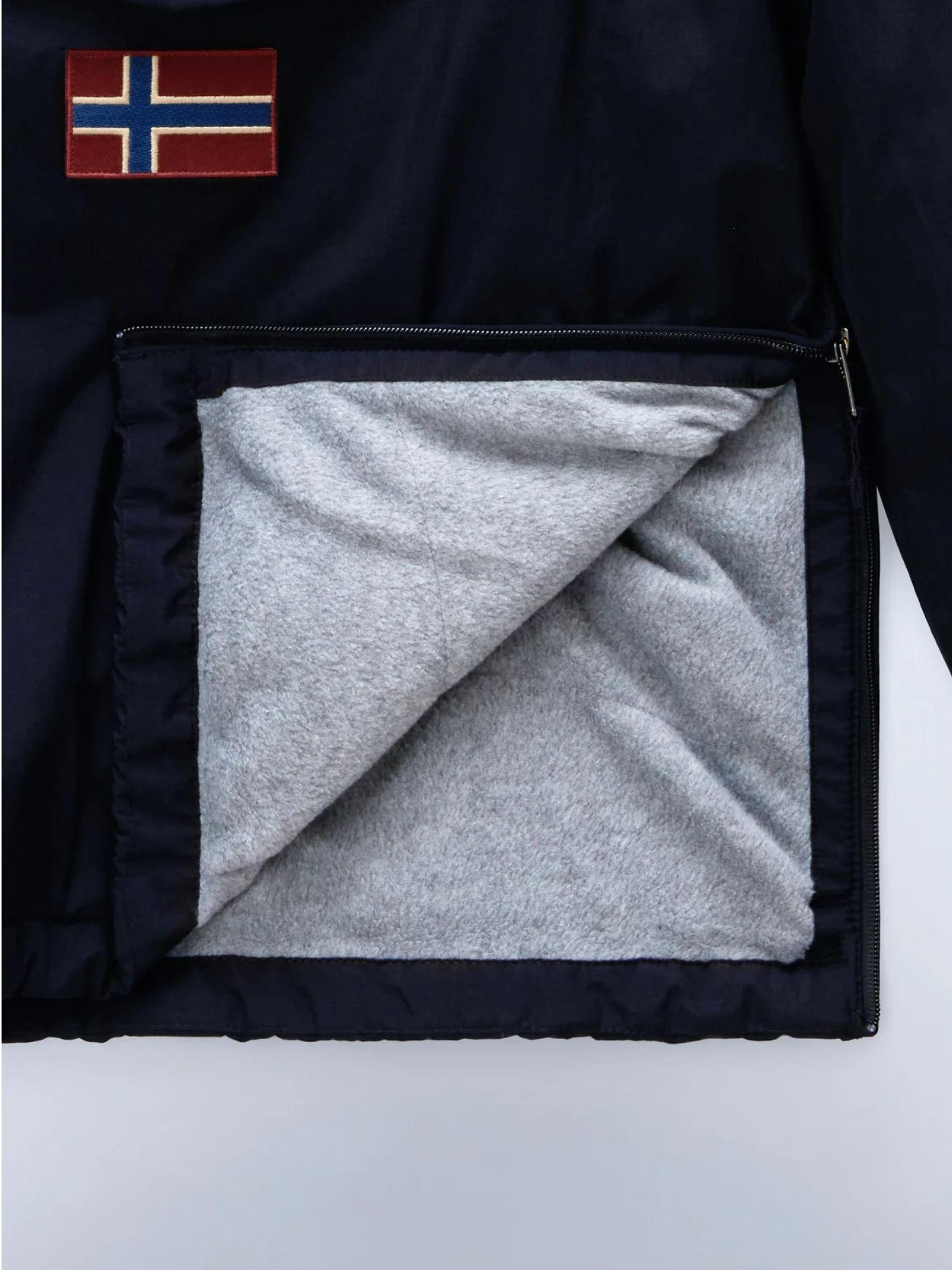 Napapijri Giacca Anorak Invernale Uomo Rainforest Blu Scuro NP0A4GMC 176 NAPAPIJRI