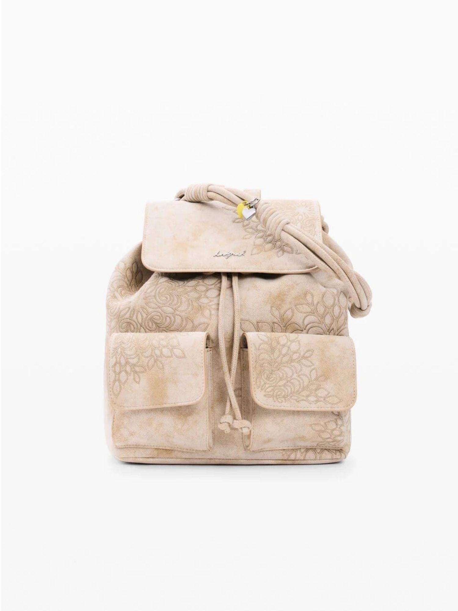 Desigual Zaino Backsierra Prisa Mini Sand Sabbia 26SAKP40 1018 DESIGUAL