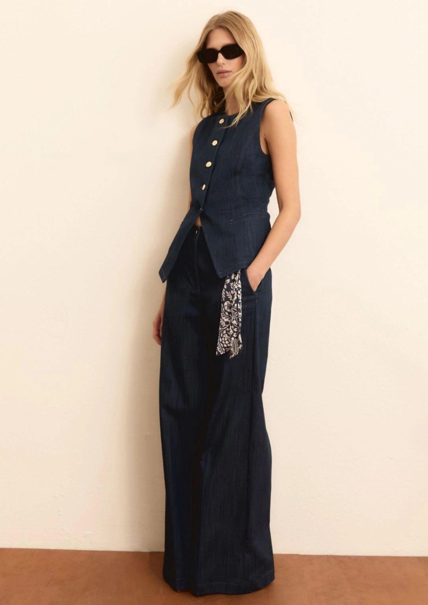 Emme Marella Gilet Donna Emicachi Blu 2615151014200 001 EMME MARELLA