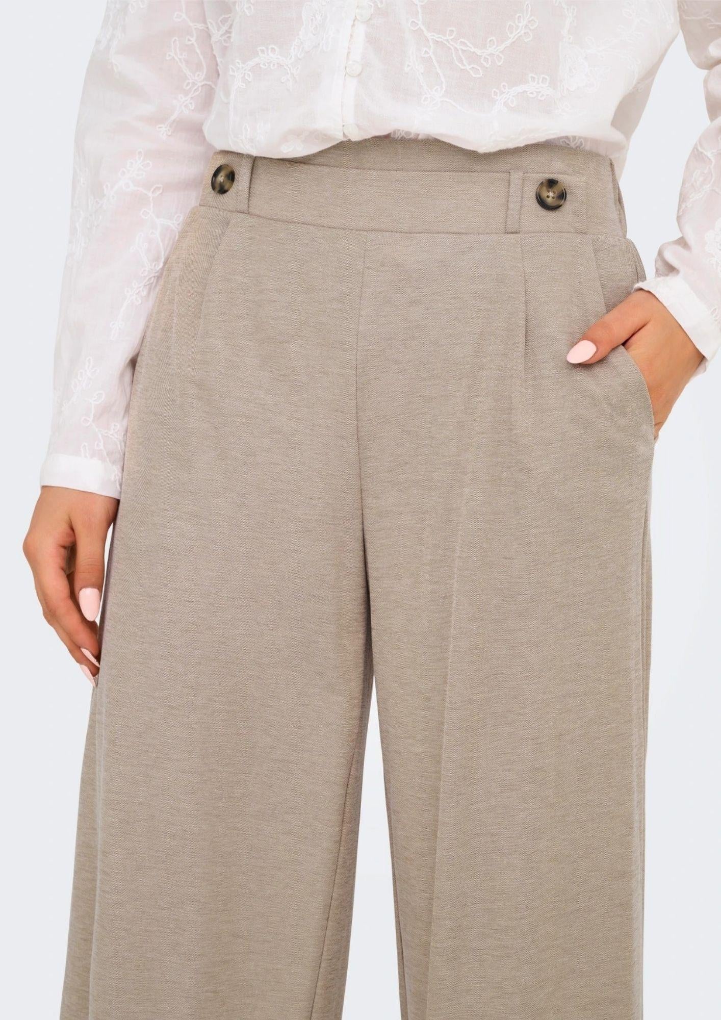Jacqueline De Yong Pantalone Donna Birdie Grigio 15320882 Chateau Gray JACQUELINE DE YONG