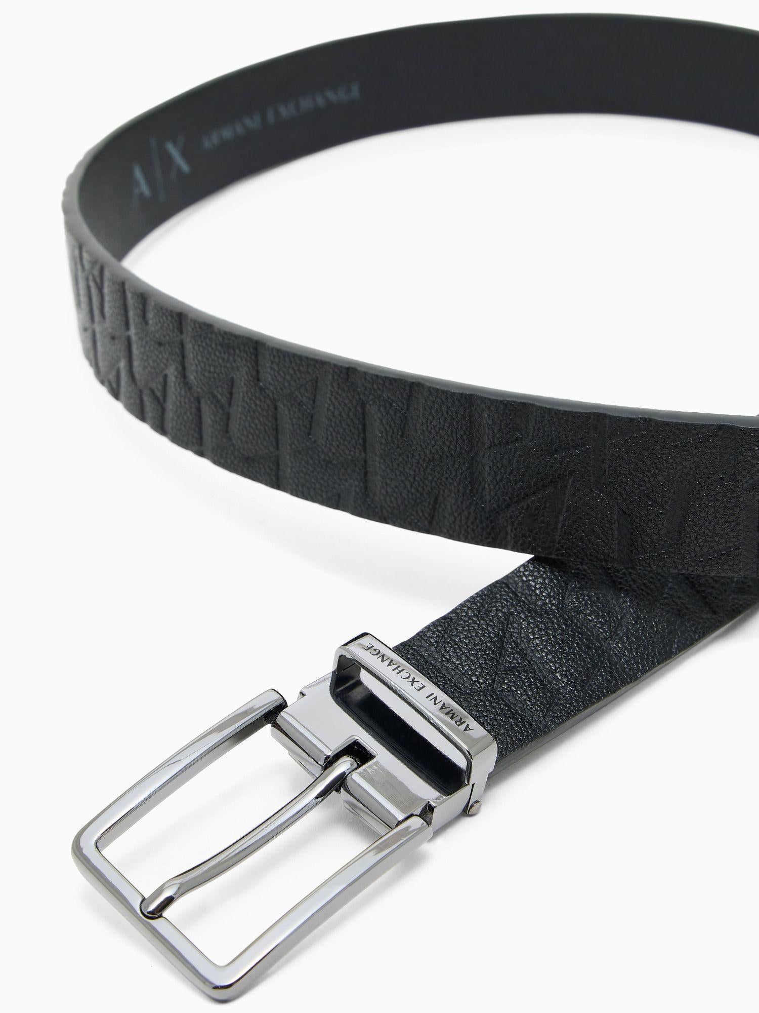 Armani Exchange Cintura con logo allover Uomo Nero XM000677 AF12133 UC001 ARMANI EXCHANGE