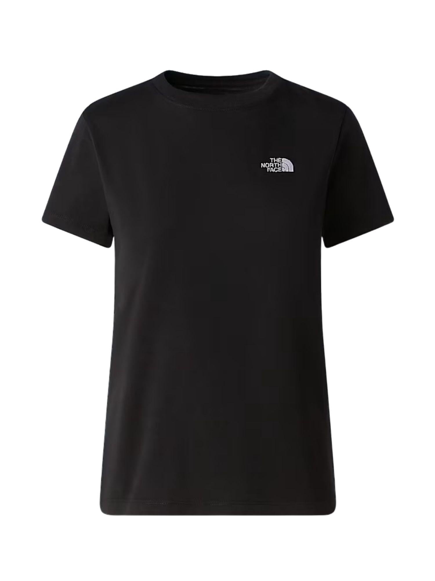 The North Face T-Shirt Donna Nera Evolution Simple Dome Slim NF0A8FX7 JK3 THE NORTH FACE