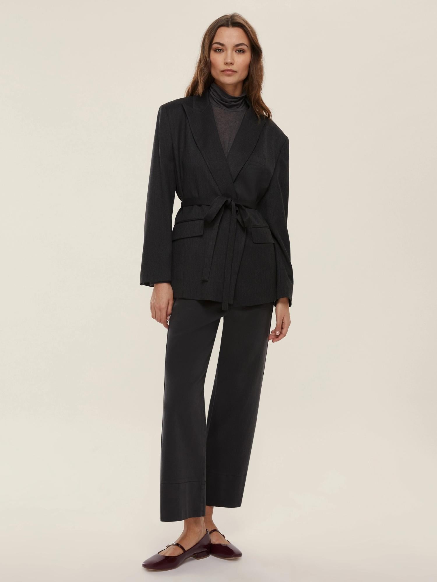 Emme Marella Dolcevita Donna in misto cashmere Ruggito Grigio scuro 2525946041200 003 EMME MARELLA