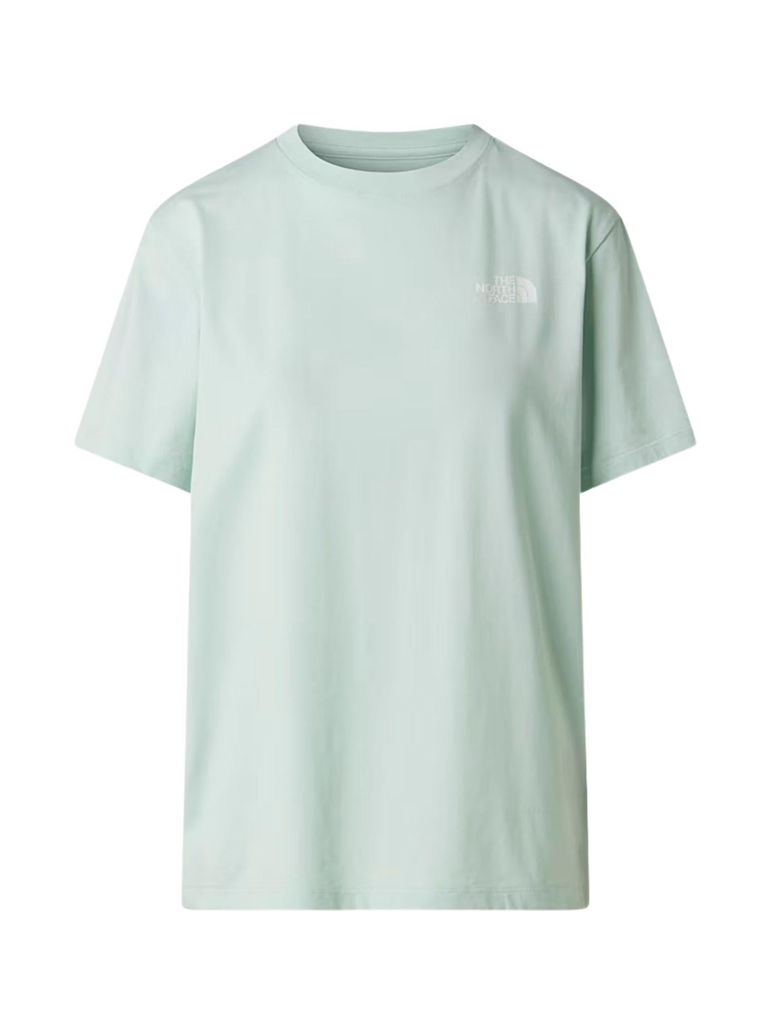 The North Face T-Shirt Donna Opal Frost Evolution NSE Box Relaxed NF0A8B6W G70 THE NORTH FACE
