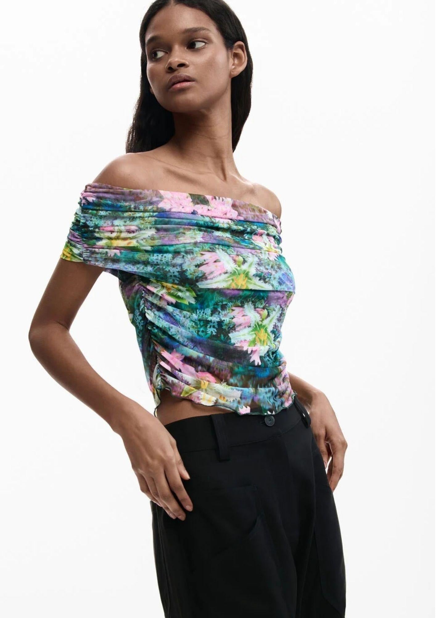Desigual T-Shirt Donna Munich Verde 26SWTK22 4031 DESIGUAL