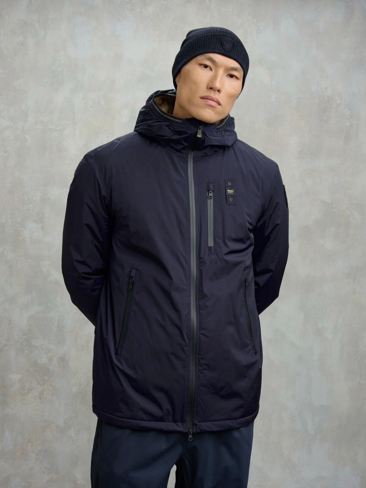 Blauer Trench Jarvis Uomo Blu sodalite BLUK11139 7110 888 BLAUER