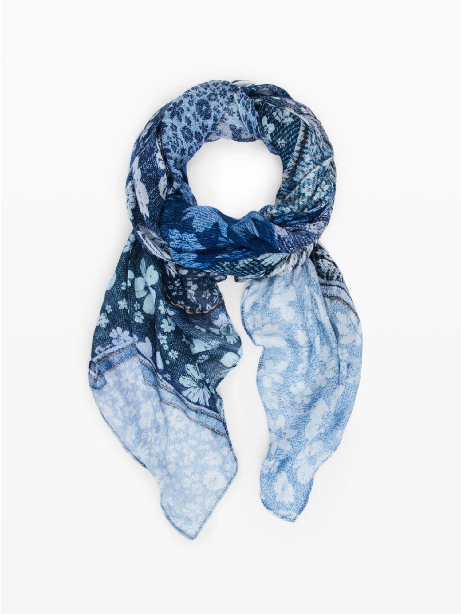 Desigual Foulard Donna Foumaggi Blu 26SAWA10 5053 DESIGUAL