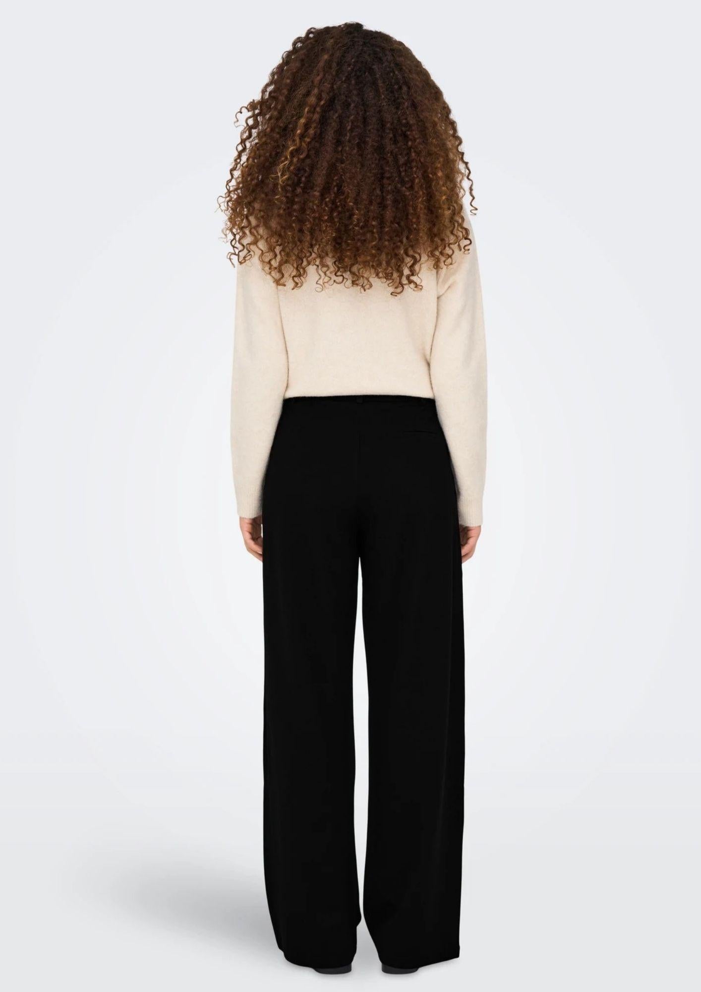 Jacqueline De Yong Pantalone Donna Geggo Nero 15330419 Black JACQUELINE DE YONG