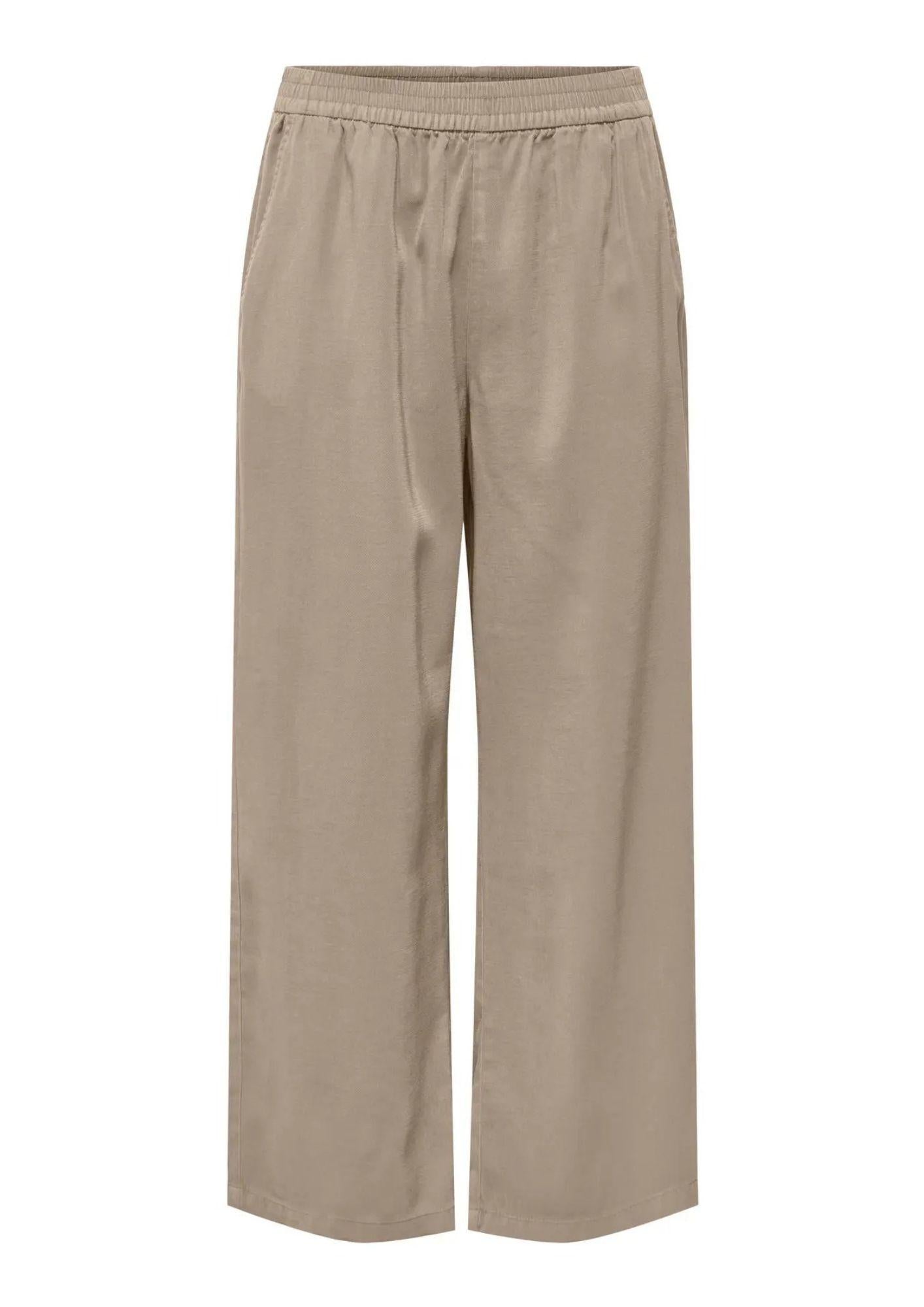 Only Pantalone Donna Aris Grigio Talpa 15364124 Taupe Gray ONLY