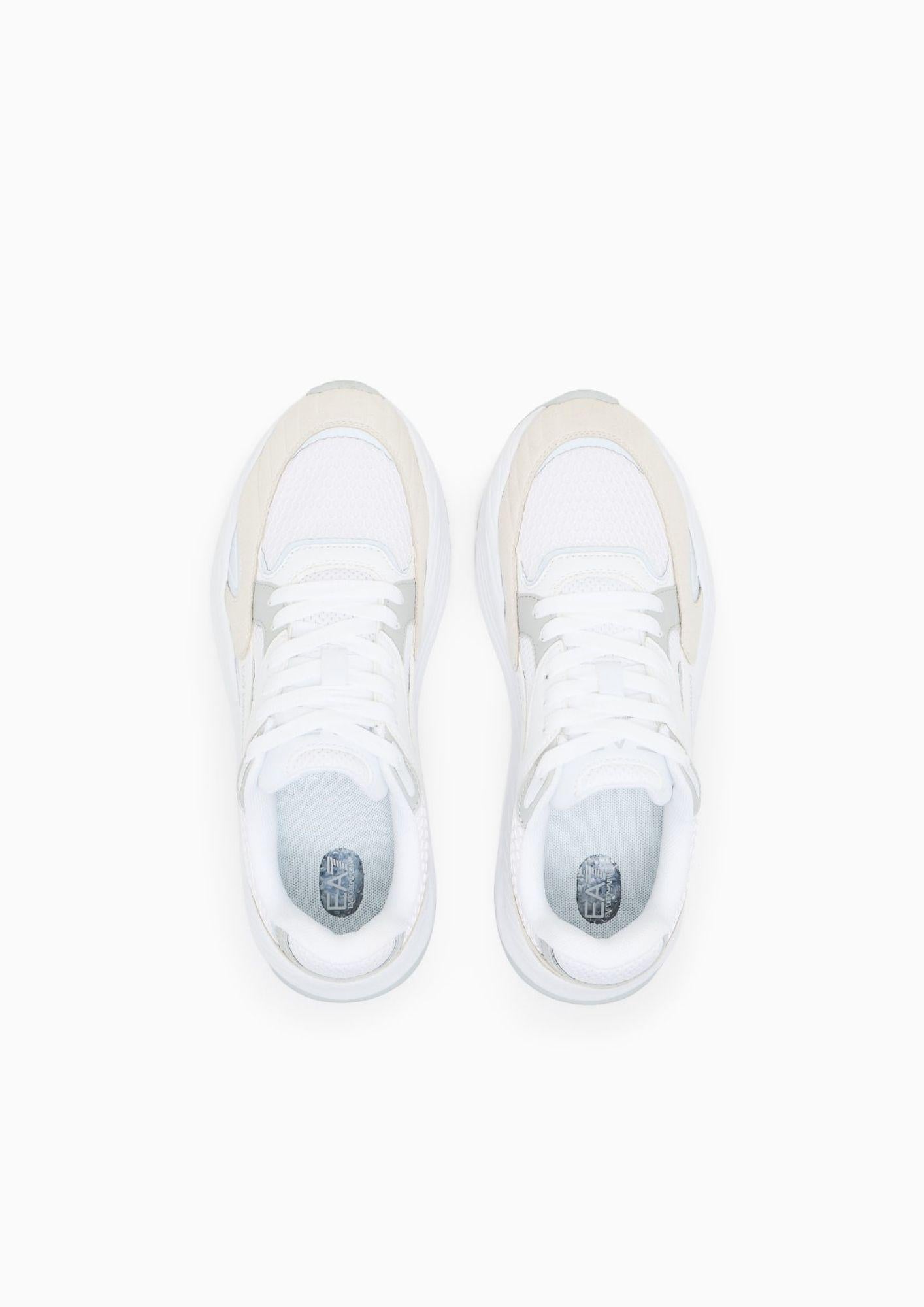 EA7 Emporio Armani Scarpe Unisex Bianche 7X000342 AF18617 MZ065 EA7 EMPORIO ARMANI