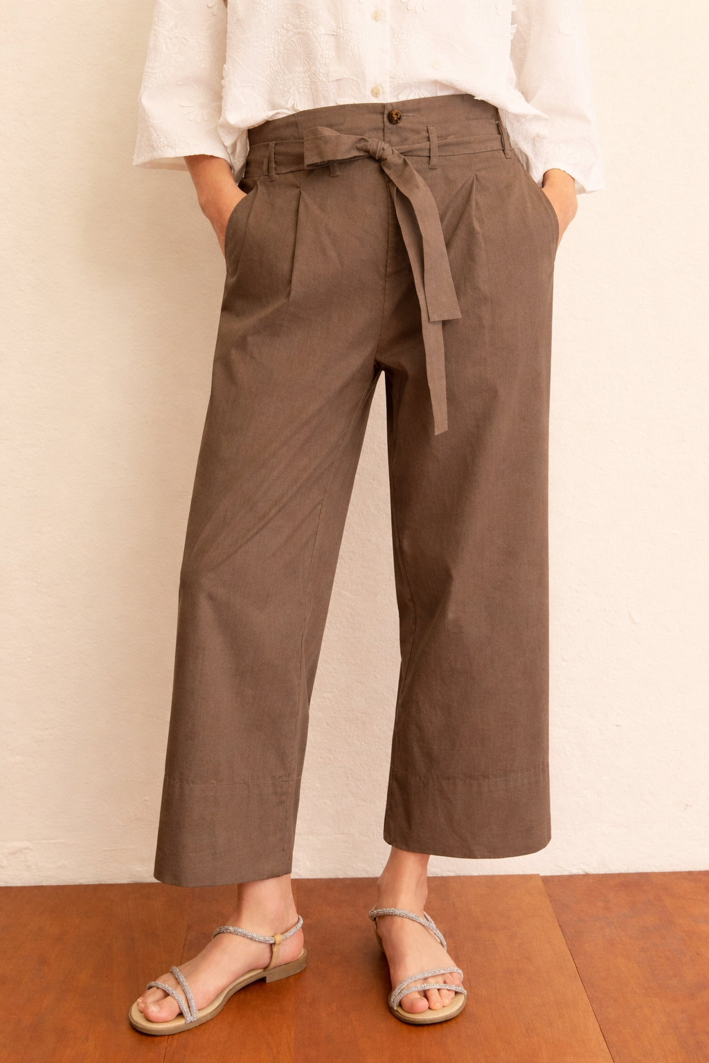 Emme Marella Pantalone Donna Emmboero Tortora 2615131112200 004 EMME MARELLA