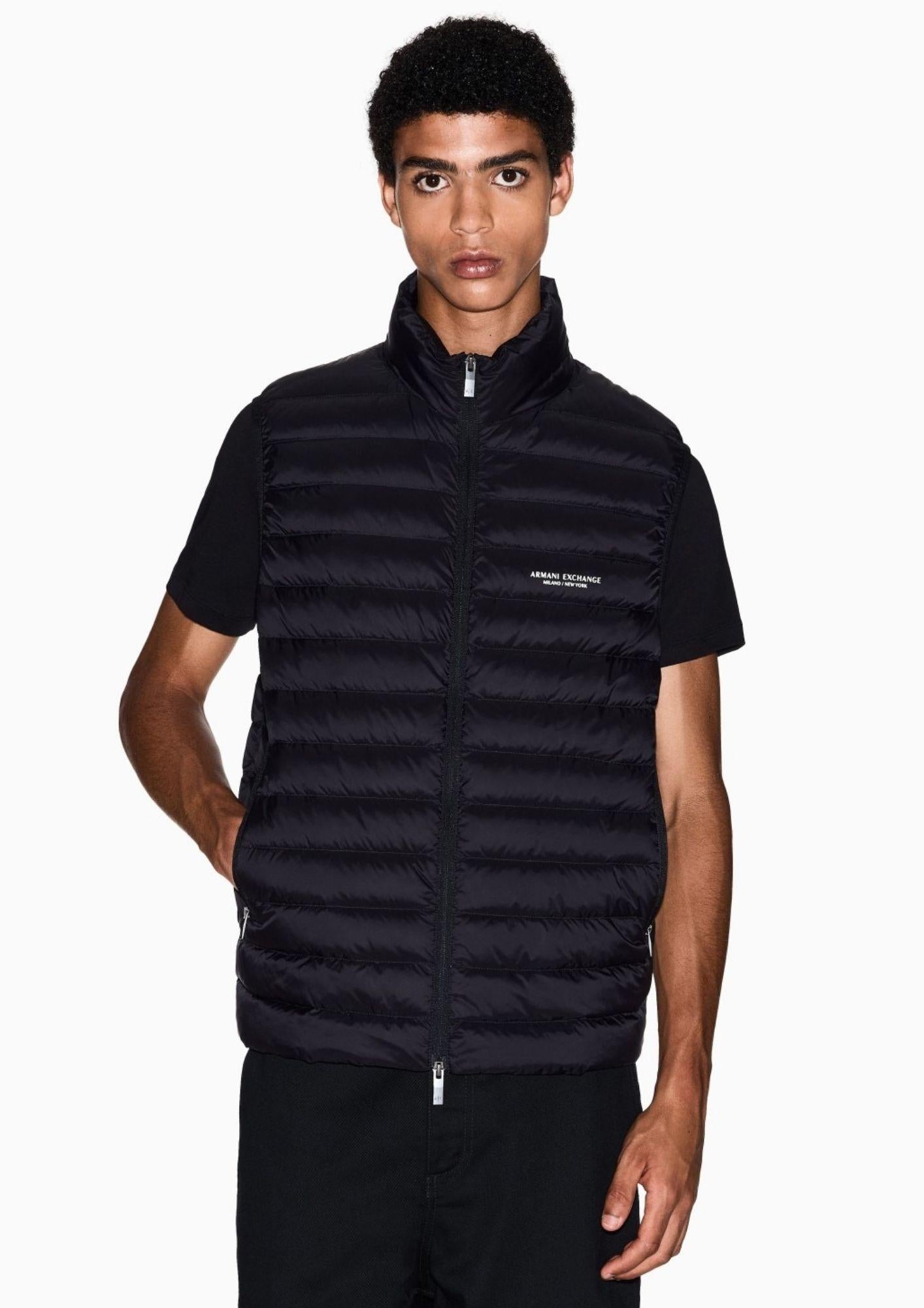 Armani Exchange Giubbino Smanicato Uomo Nero XM001576 AF16927 UC001 ARMANI EXCHANGE