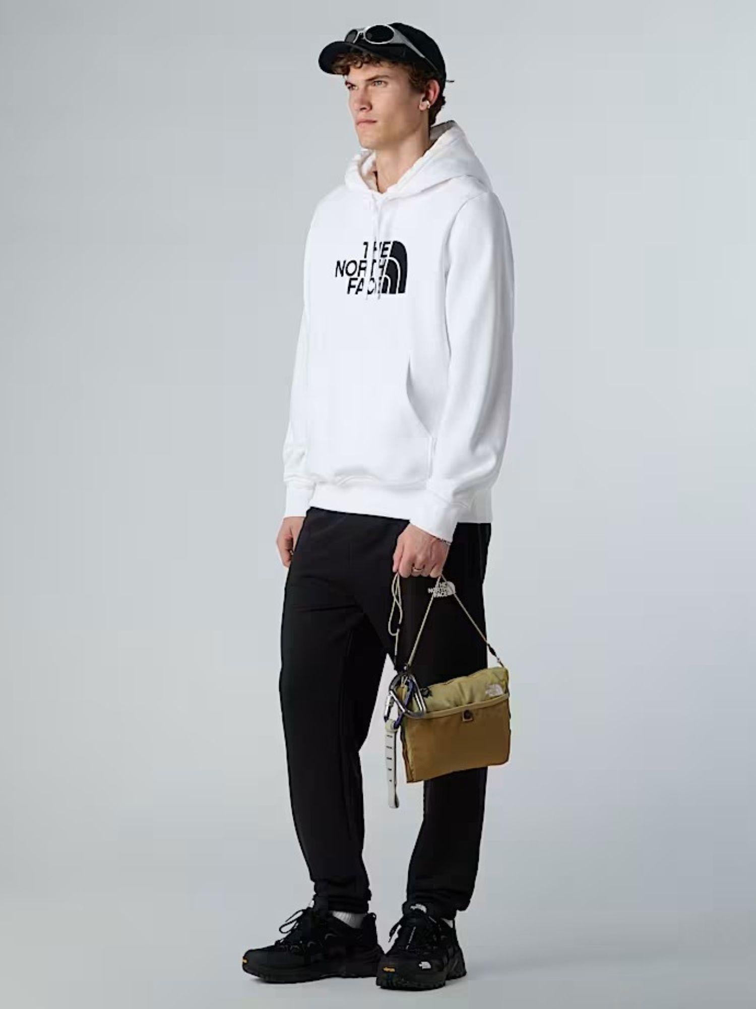 The North Face Felpa con cappuccio Drew Peak Uomo TNF White TNF Black NF0A89EM LA9 THE NORTH FACE