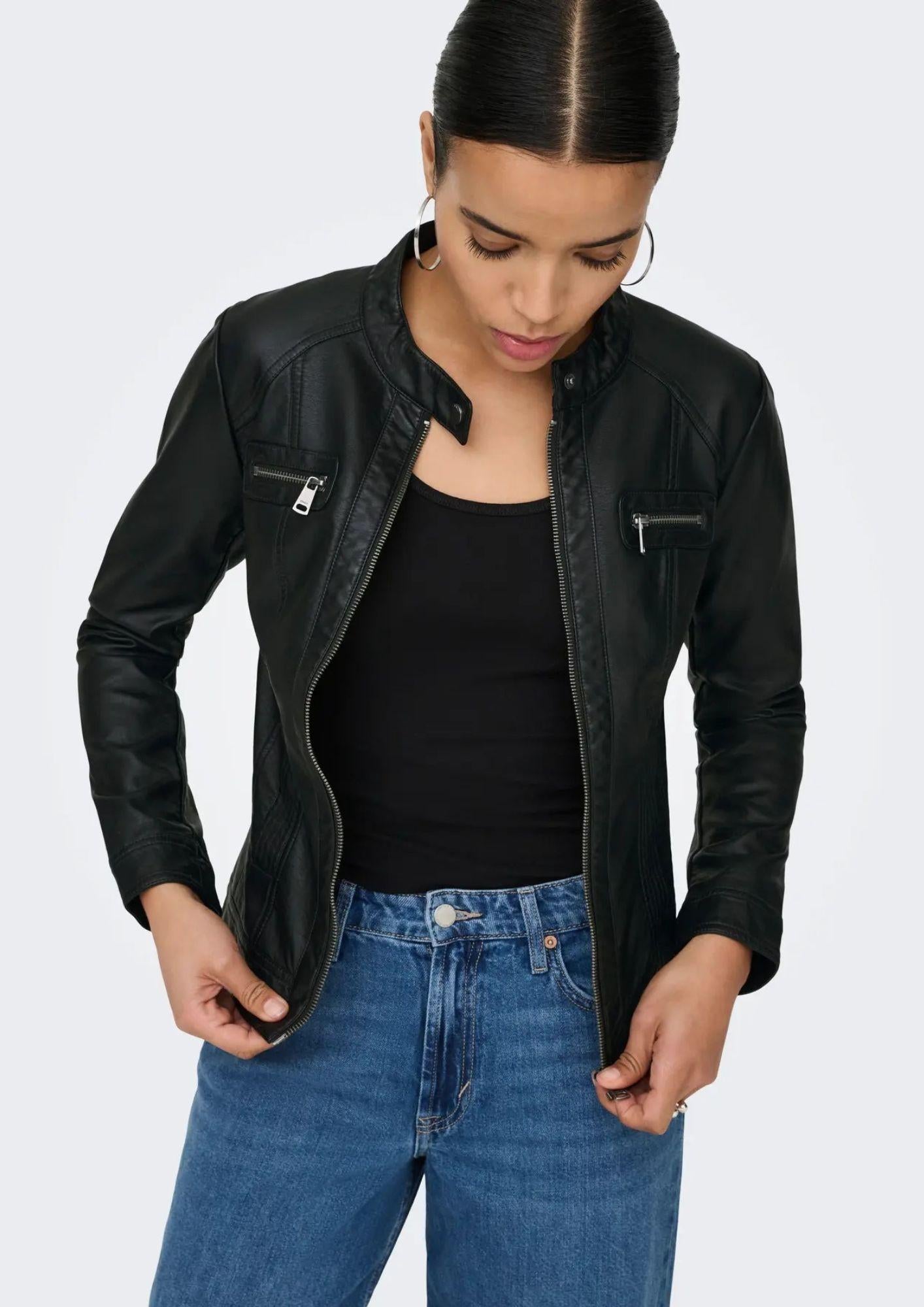 Only Giubbino Donna Bandit Nero 15081400 Black ONLY