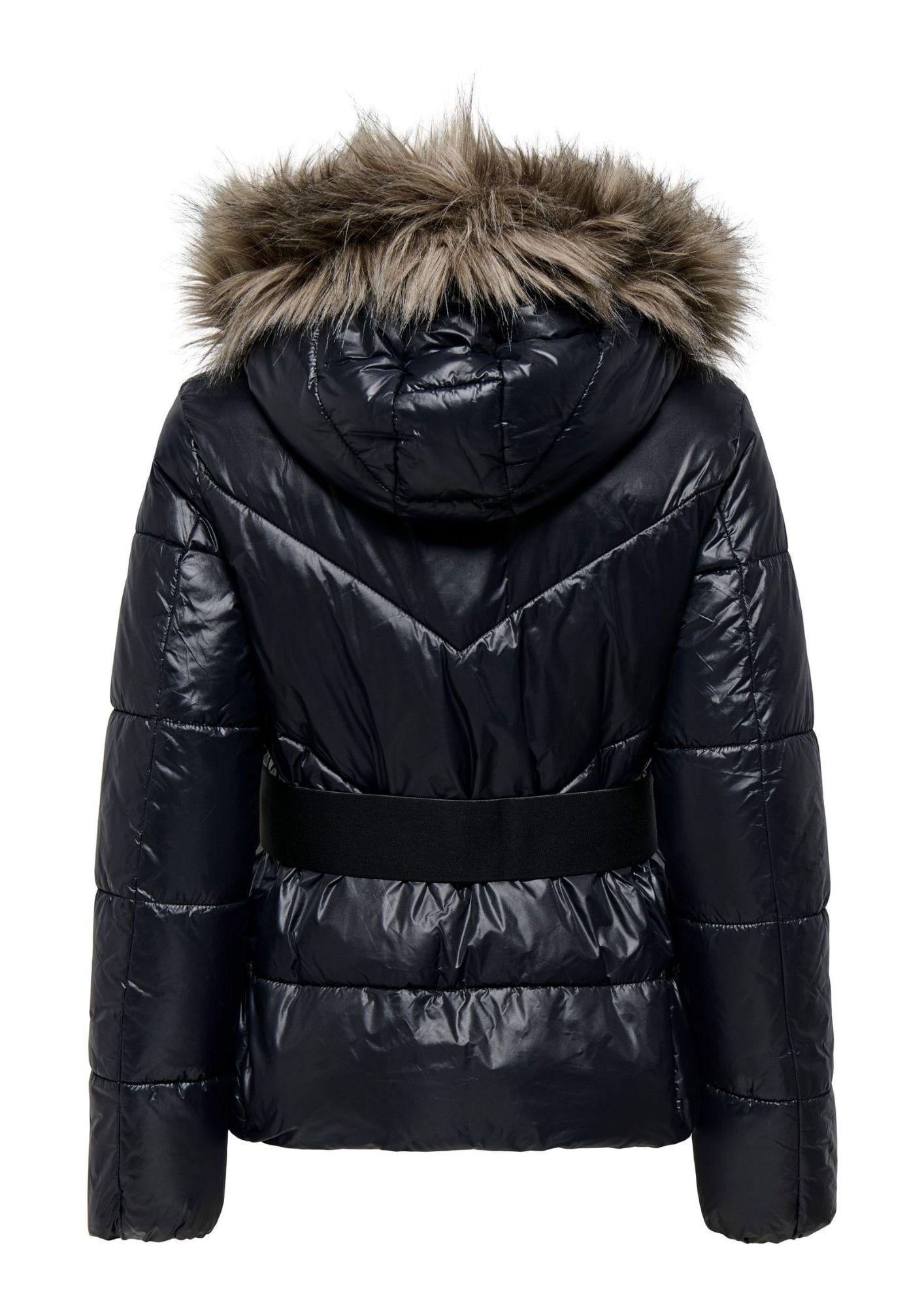 Only Giacca Invernale Donna Onlfever Nera 15322003 Black ONLY