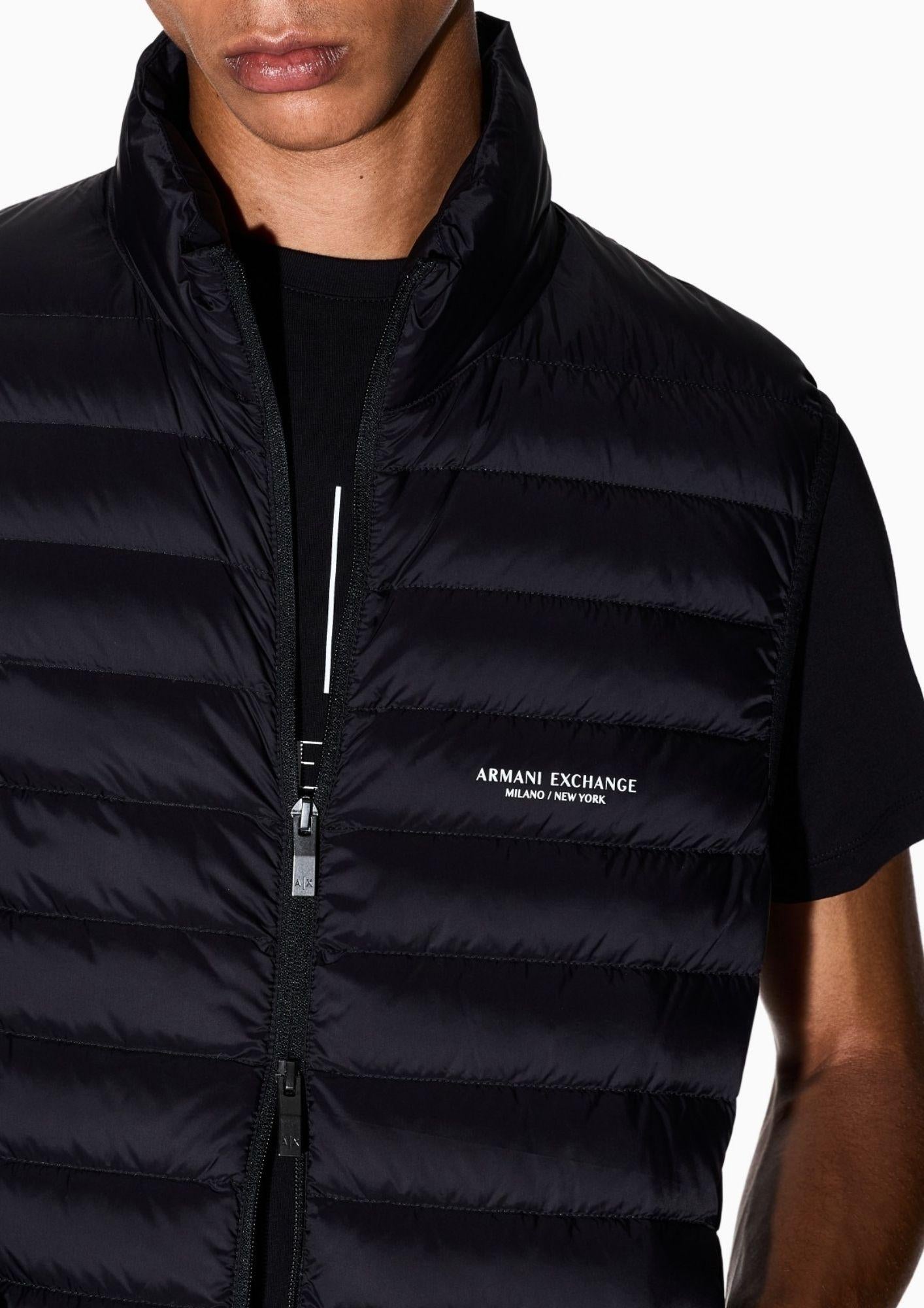 Armani Exchange Giubbino Smanicato Uomo Nero XM001576 AF16927 UC001 ARMANI EXCHANGE