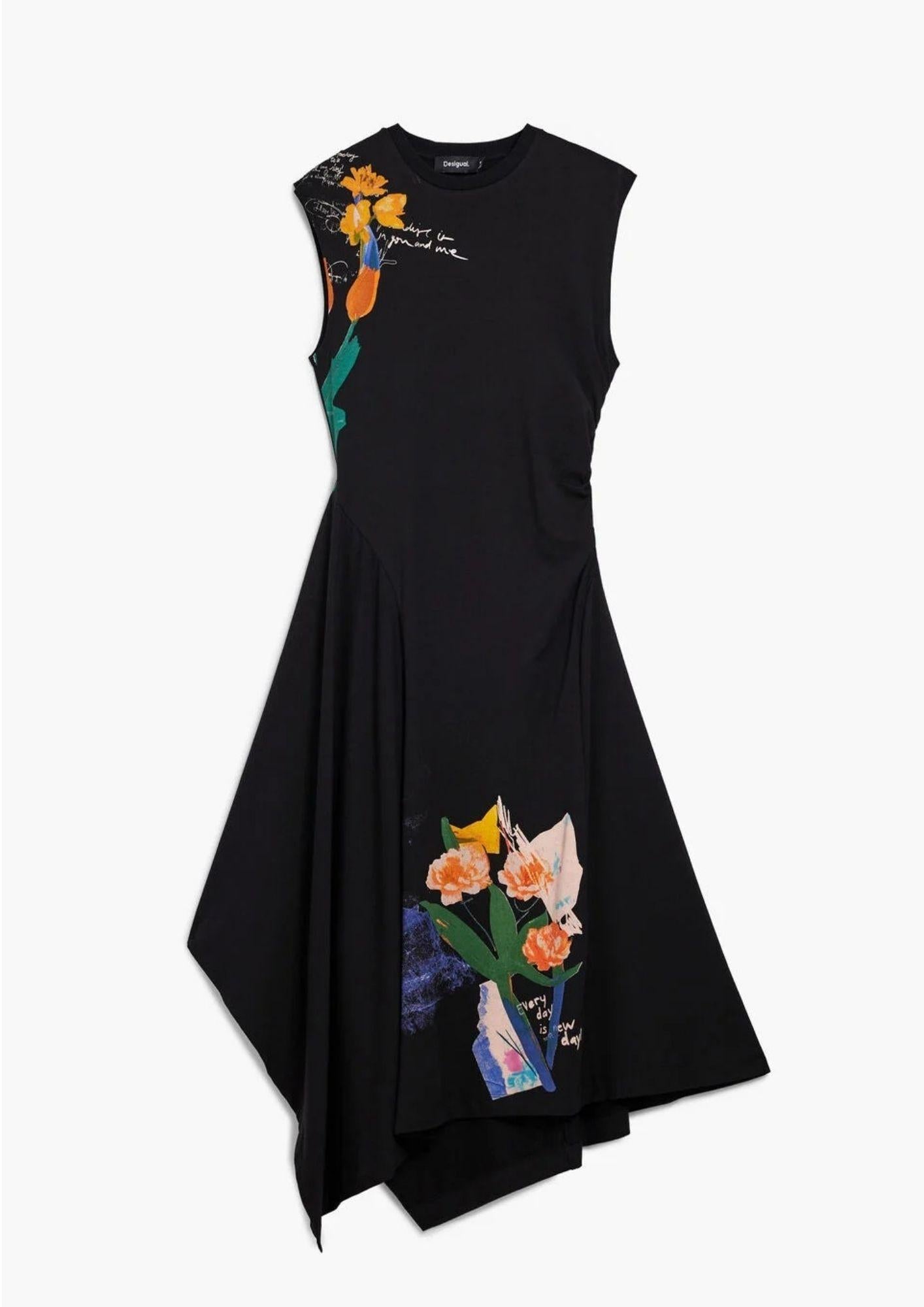 Desigual Vestito Donna Vestleyter Nero 26SWVK50 2000 DESIGUAL