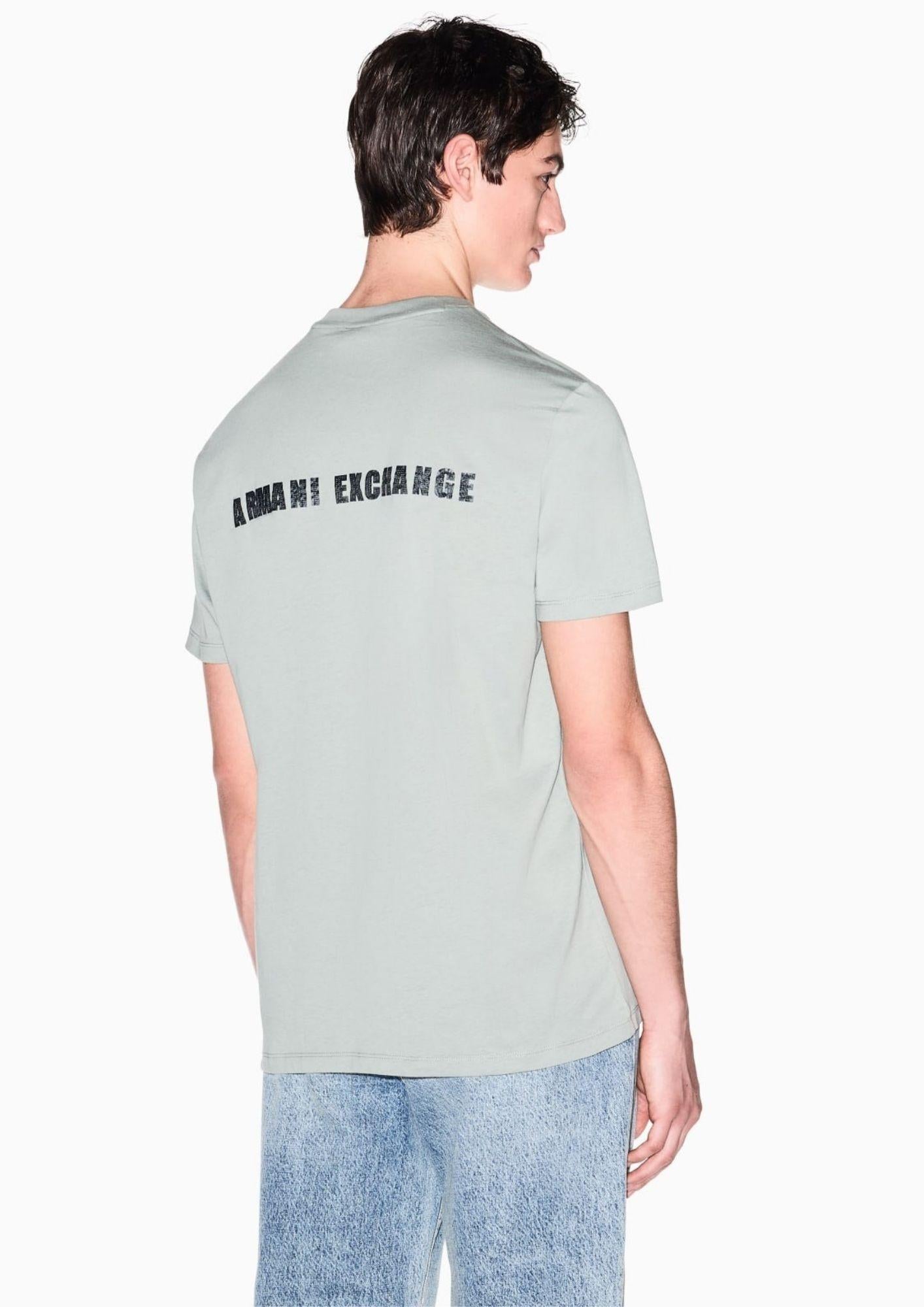 Armani Exchange T-Shirt Uomo Verde XM002509 AF10358 U7210 ARMANI EXCHANGE