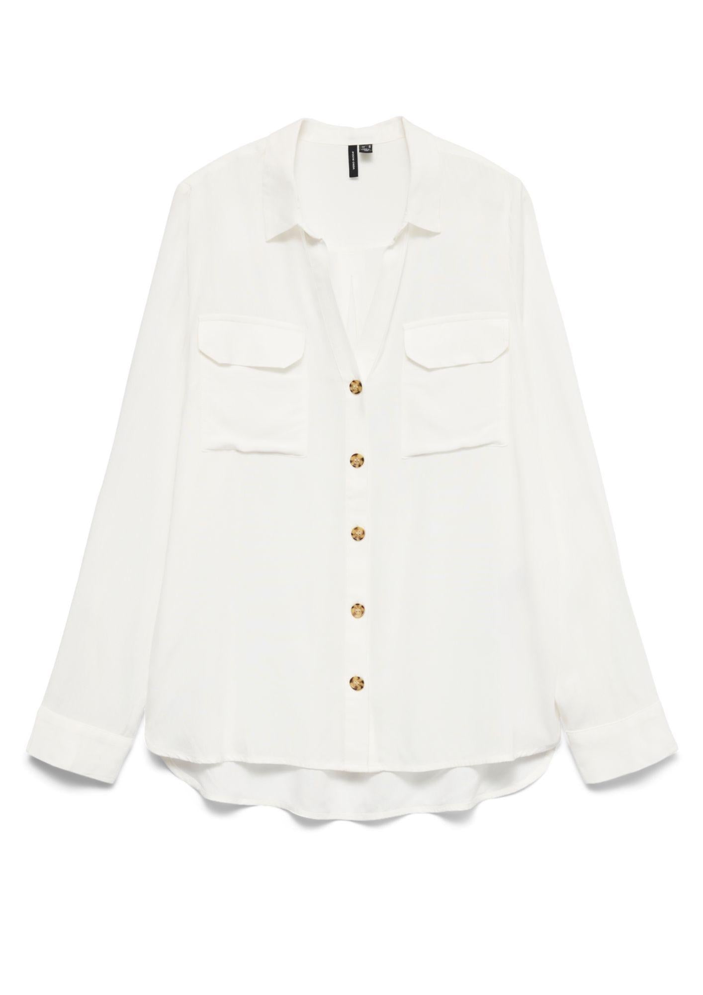Vero Moda Camicia Donna Bumpy Bianca 10275283 Snow White VERO MODA