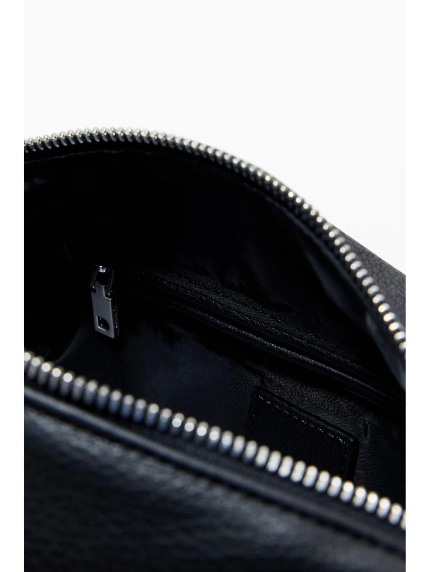 Desigual Borsa bowling effetto pelle lettere media Donna Nero 25WAXPA6 2000 DESIGUAL