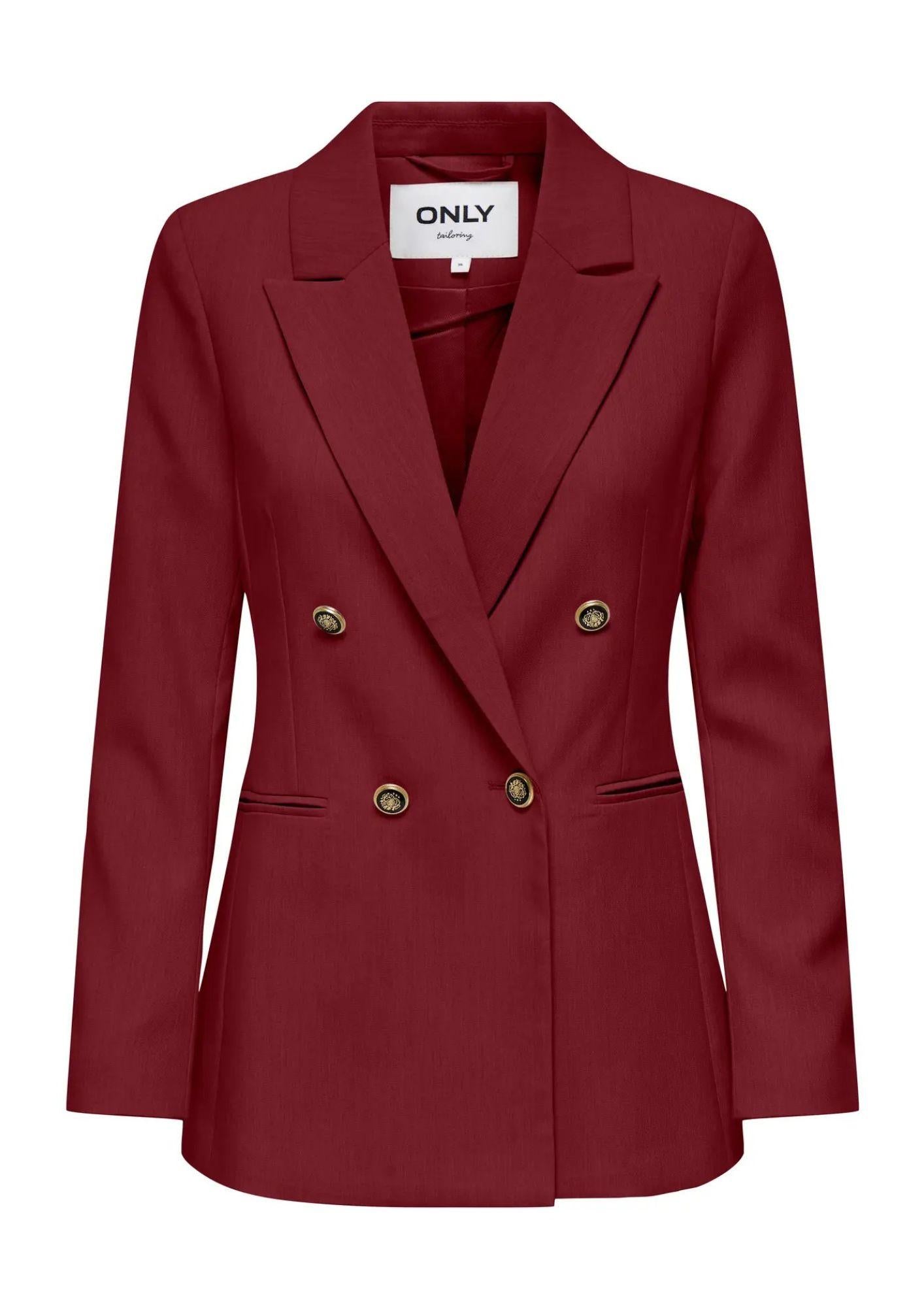 Only Giacca Donna Astrid Viola 15294709 Cabernet ONLY