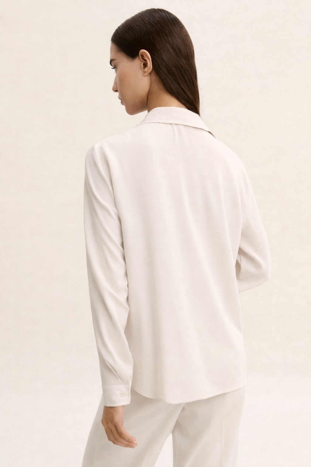Emme Marella Camicia Donna Emmfaro Bianco Lana 2615111161200 001 EMME MARELLA