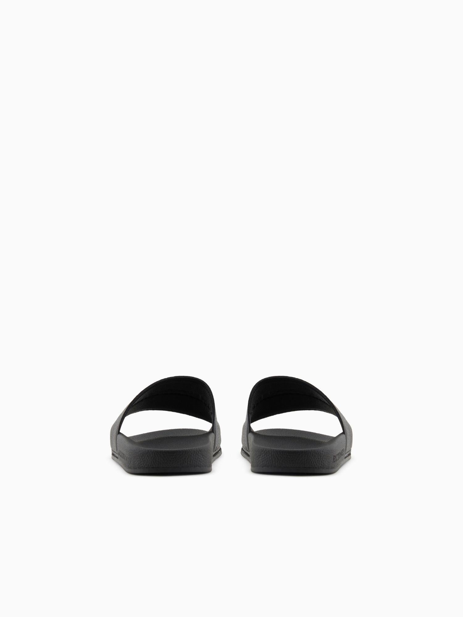 Armani Exchange Ciabatte Uomo Nere slides con logo XM002887 AF22832 UC001 ARMANI EXCHANGE