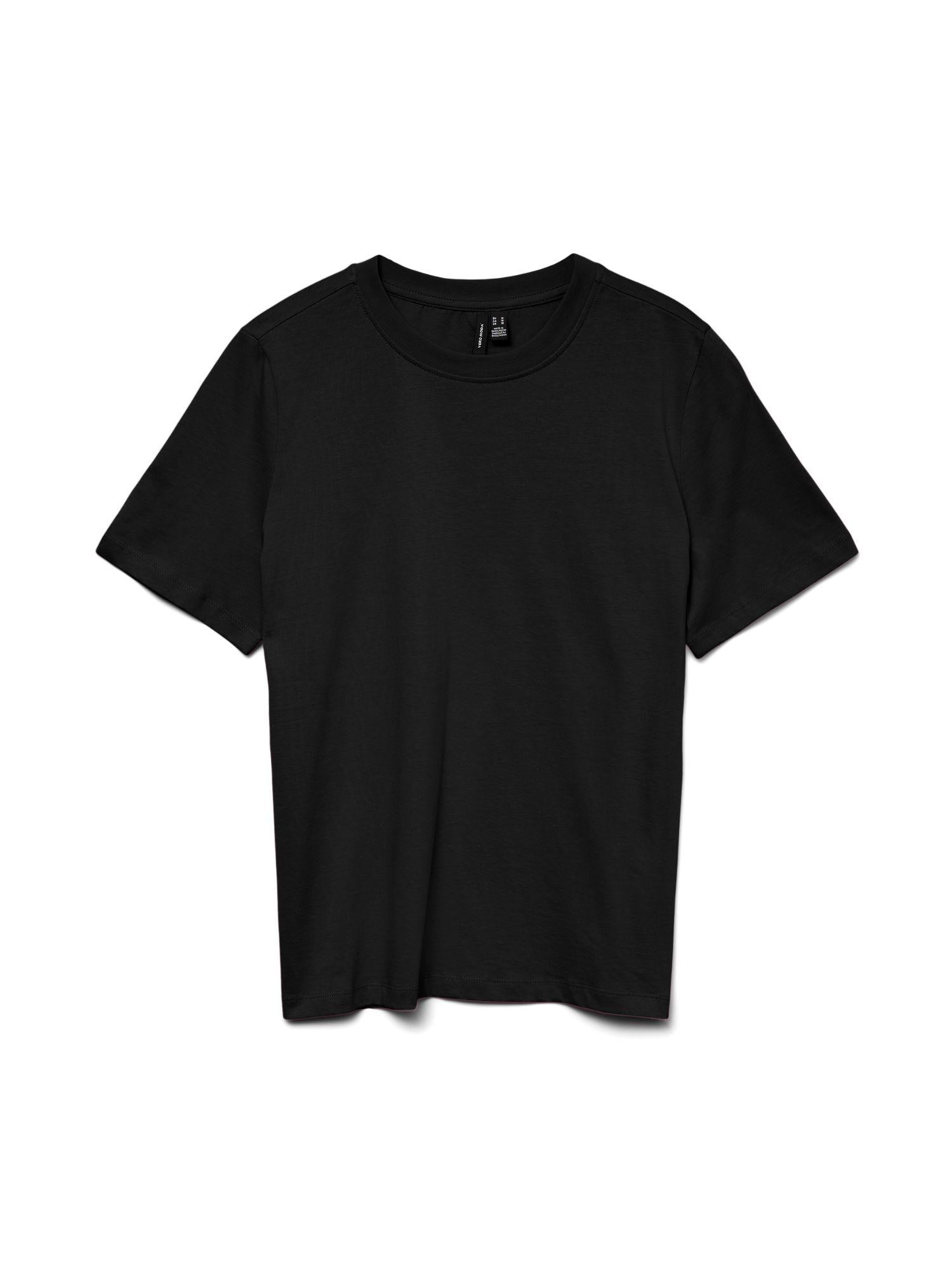 Vero Moda T-Shirt Donna Nero Vmpaulina 10316991 Black VERO MODA