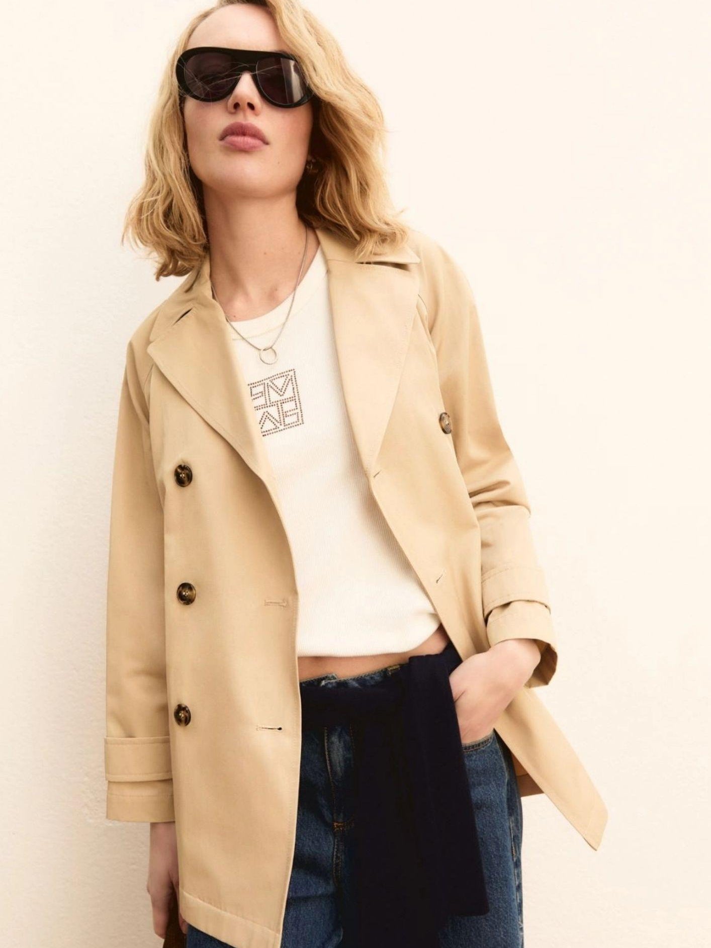 Emme Marella Impermeabile Donna Emmsottile Beige 2615021121200 002 EMME MARELLA