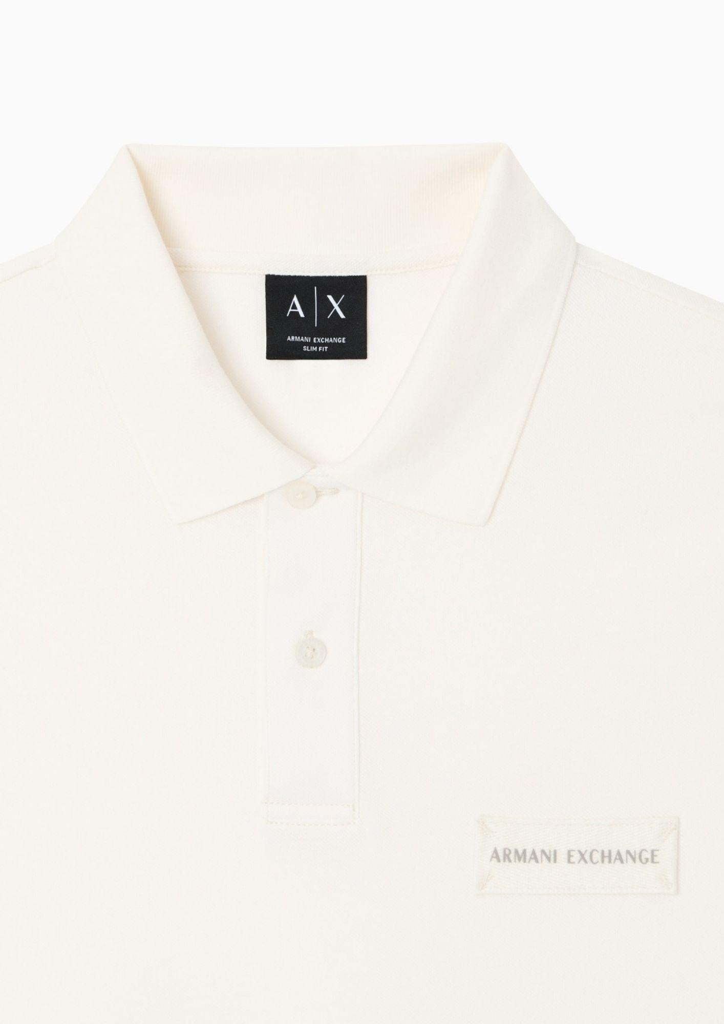Armani Exchange Polo Uomo Bianca XM002390 AF13026 U1074 ARMANI EXCHANGE