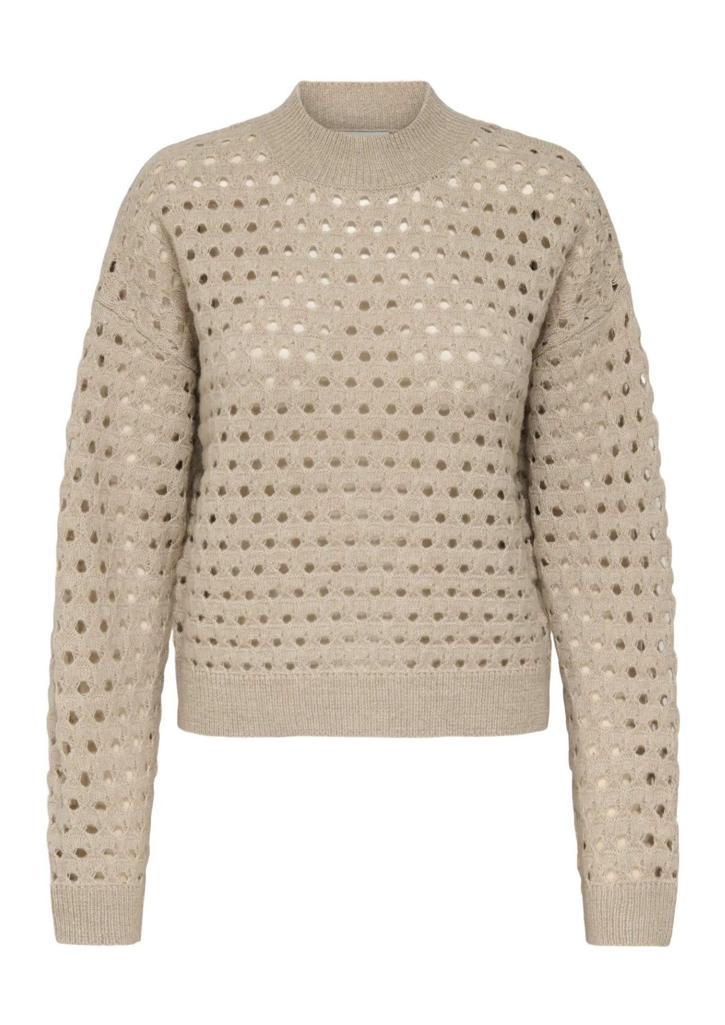 Jacqueline De Yong Pullover Donna Corinne Beige 15344439 Cobblestone MELANGE JACQUELINE DE YONG