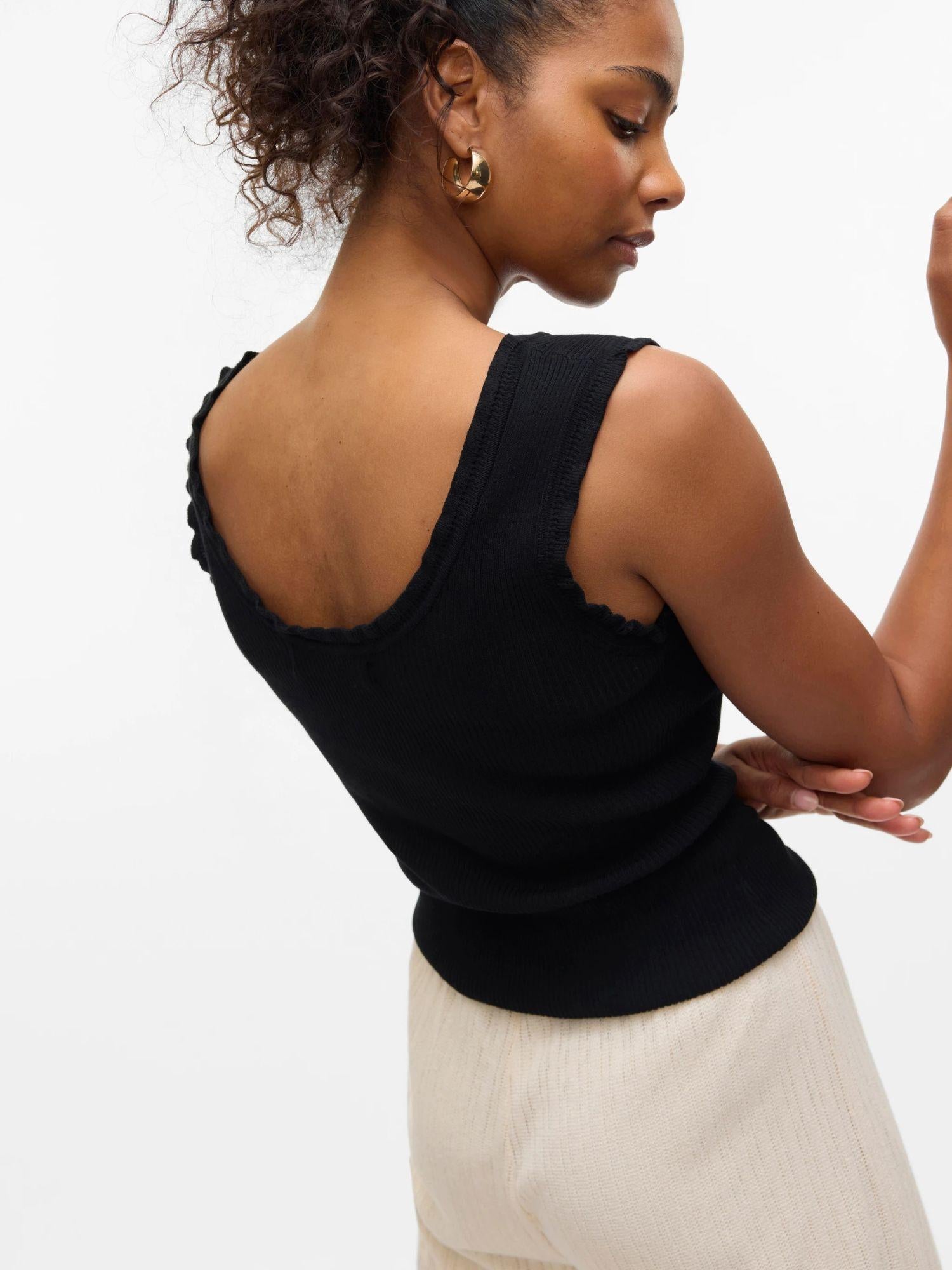 Vero Moda Top Donna Wonder Nero 10330848 Black VERO MODA