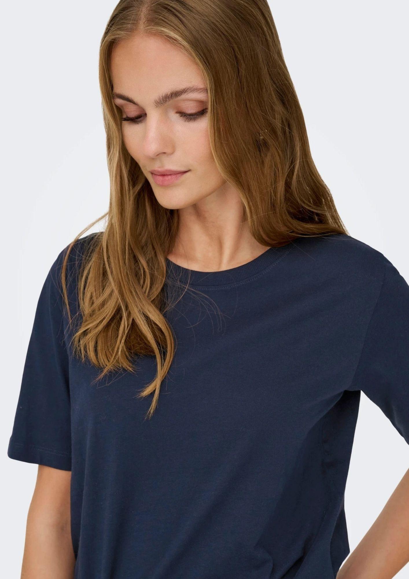 Jacqueline De Yong T-Shirt Donna Rex Blu Sky Captain 15344612 Sky Captain JACQUELINE DE YONG