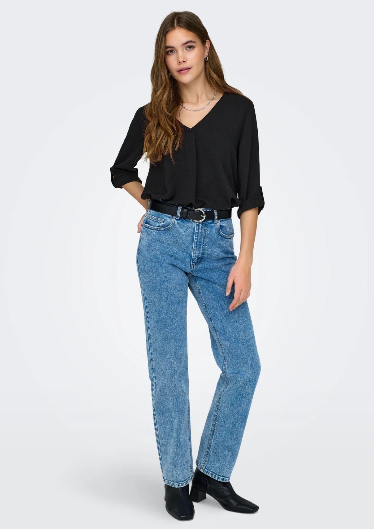 Jacqueline De Yong Top Donna Divya Nera 15226911 Black JACQUELINE DE YONG