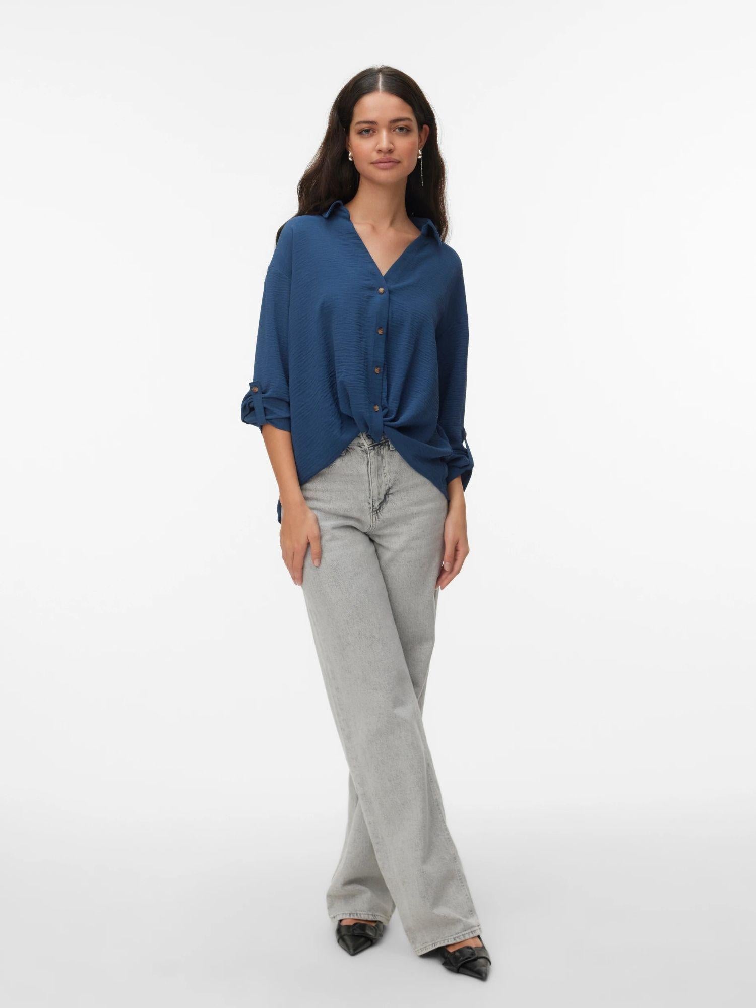 Vero Moda Camicia Donna Dark Denim VMIzzy 10340338 Dark Denim VERO MODA