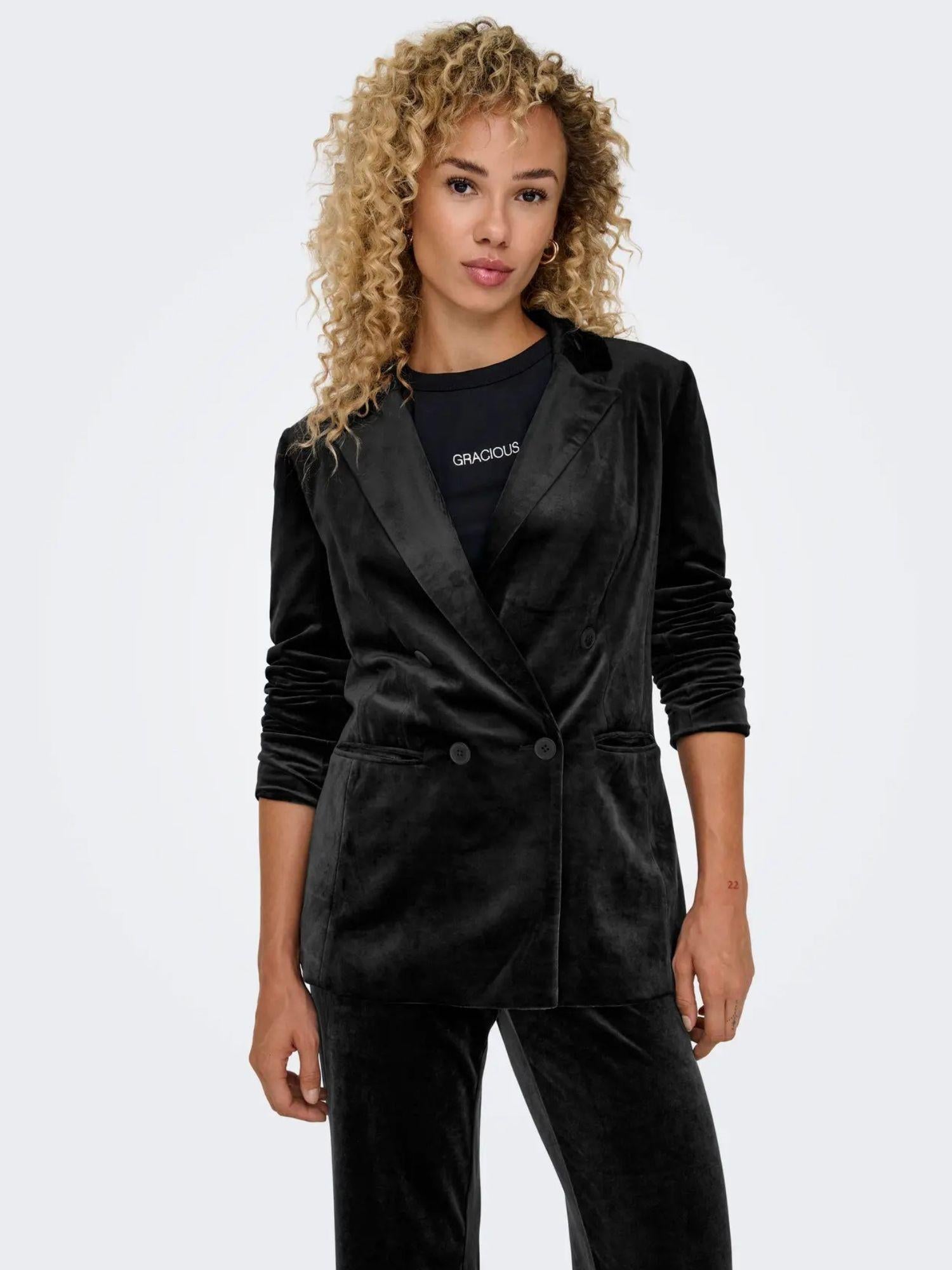 Only Giacca Donna Astrid Nera 15335850 Black ONLY