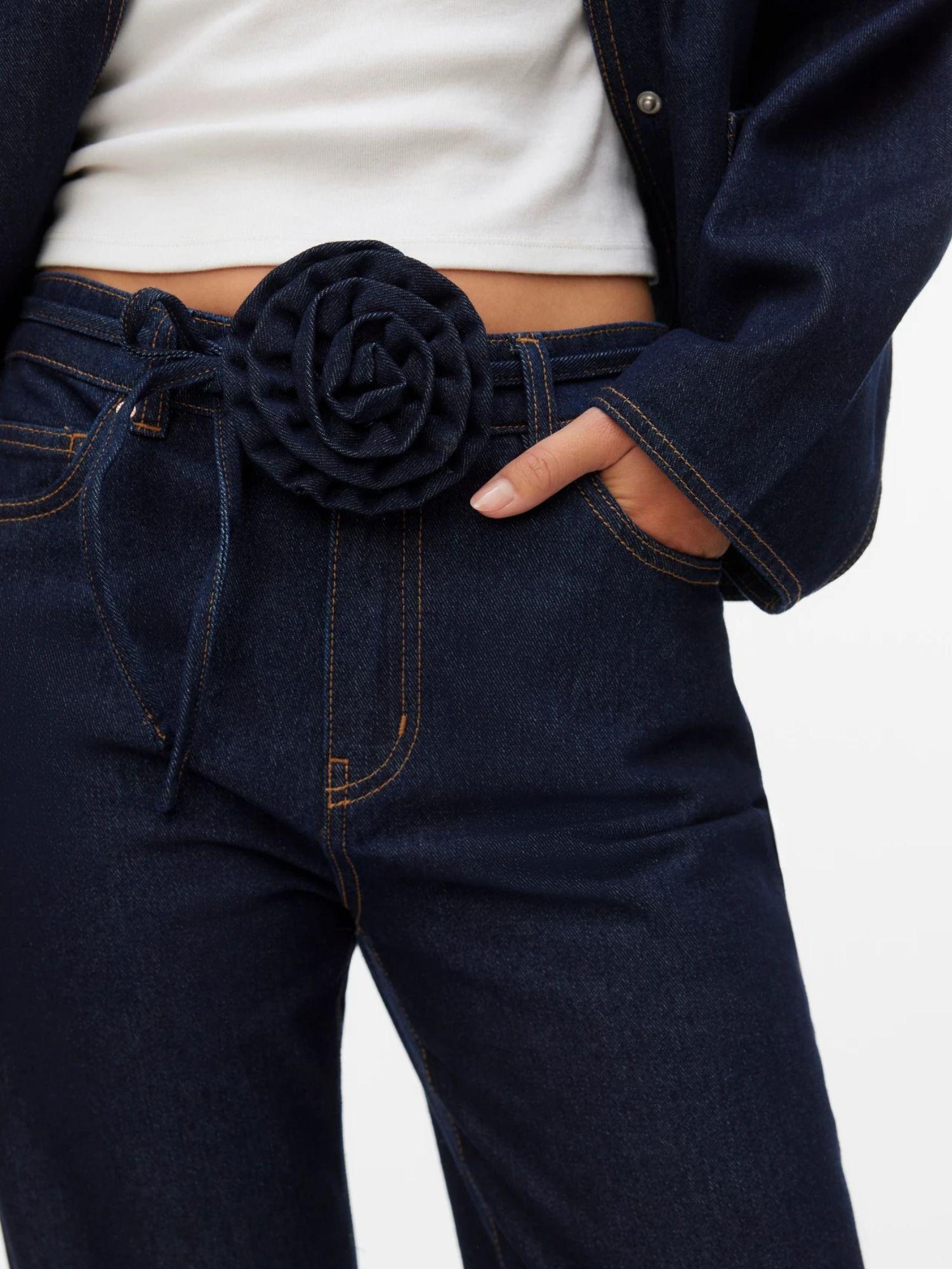 Vero Moda Jeans Donna Dark Blue Straight Fit Vmallison 10339315 Dark Blue Denim VERO MODA