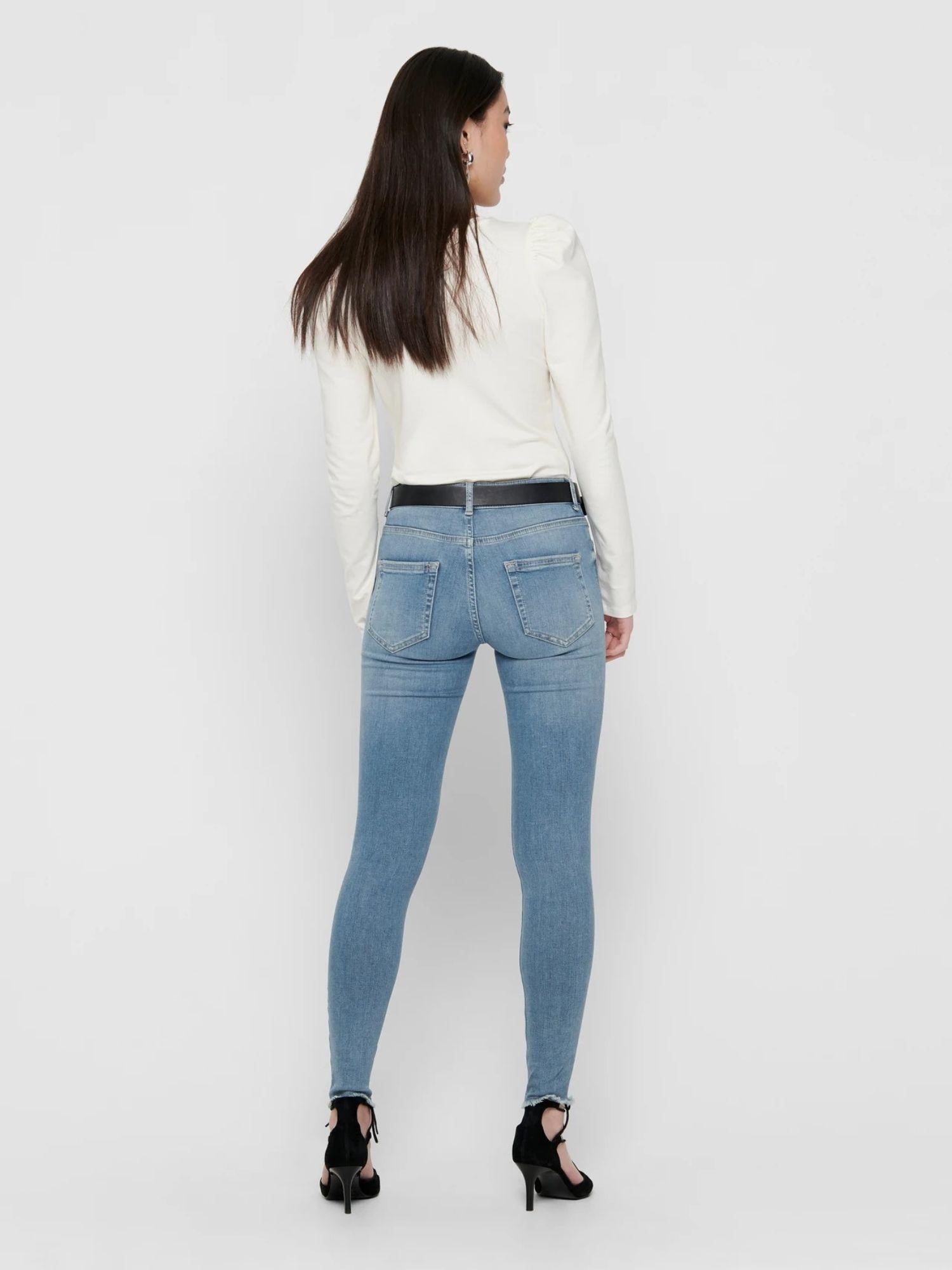 Only Jeans Donna Skinny Fit Light Blue Onlblush 15162363 Light Blue Denim ONLY