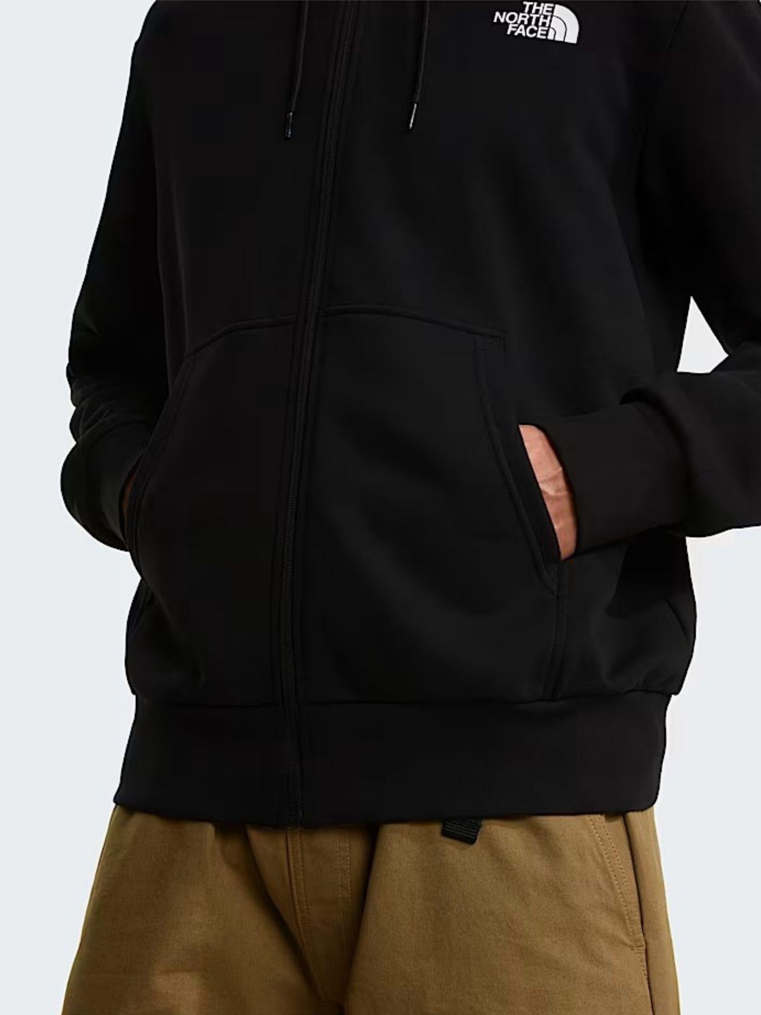 The North Face Felpa Uomo Nero con Cappuccio Simple Dome Light Regular NF0A8GQ7 JK3 THE NORTH FACE