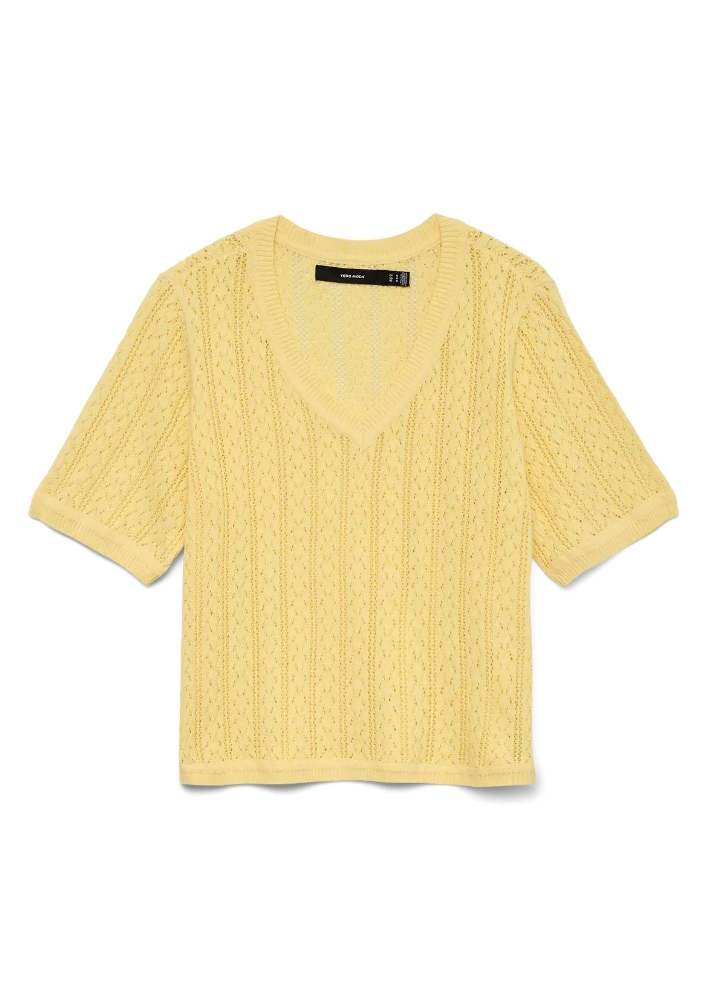 Vero Moda T-shirt Donna Lux Giallo Oro 10342956 Golden Haze VERO MODA